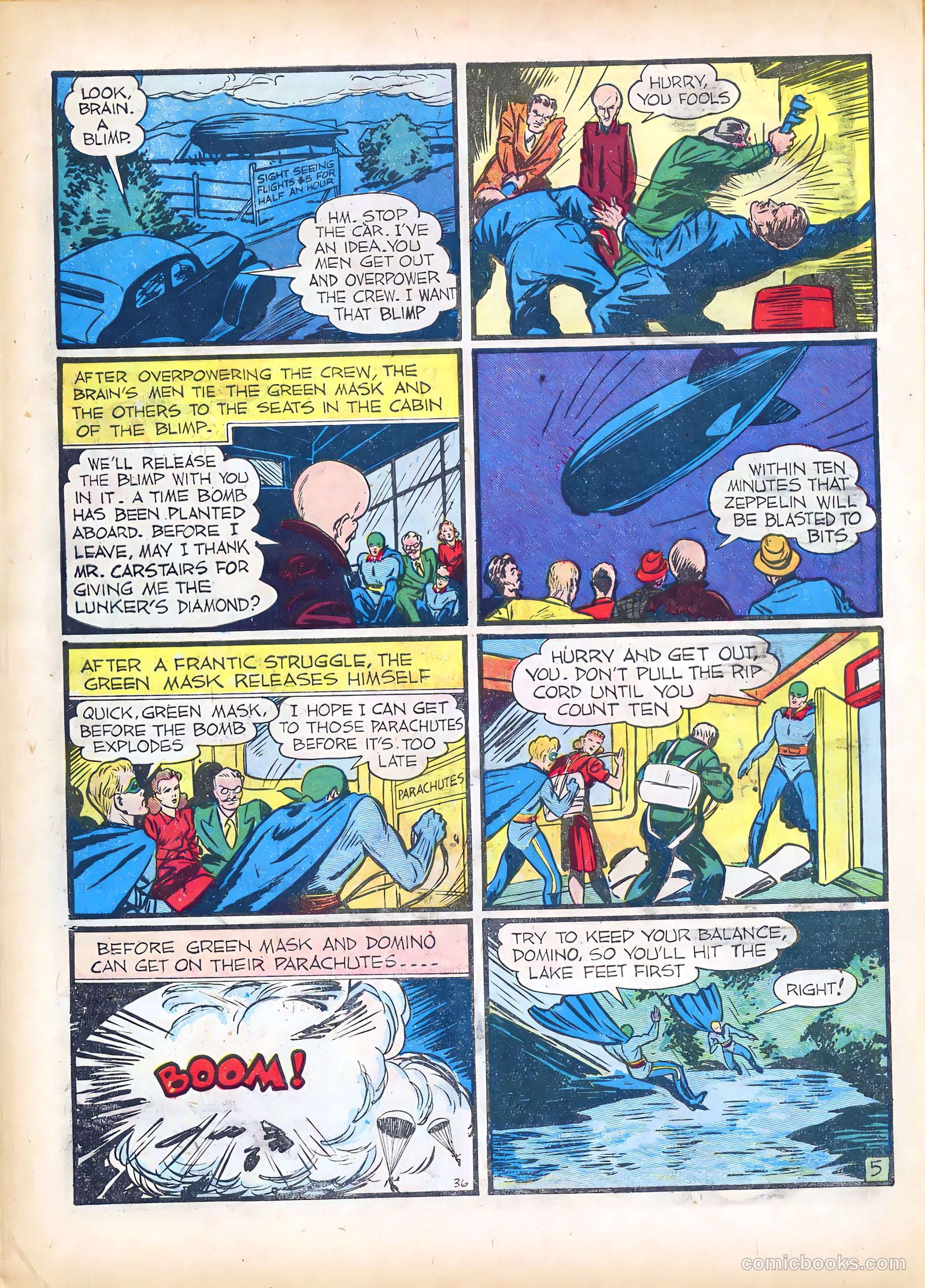 The Green Mask #3 (1940) — page 39 of 67