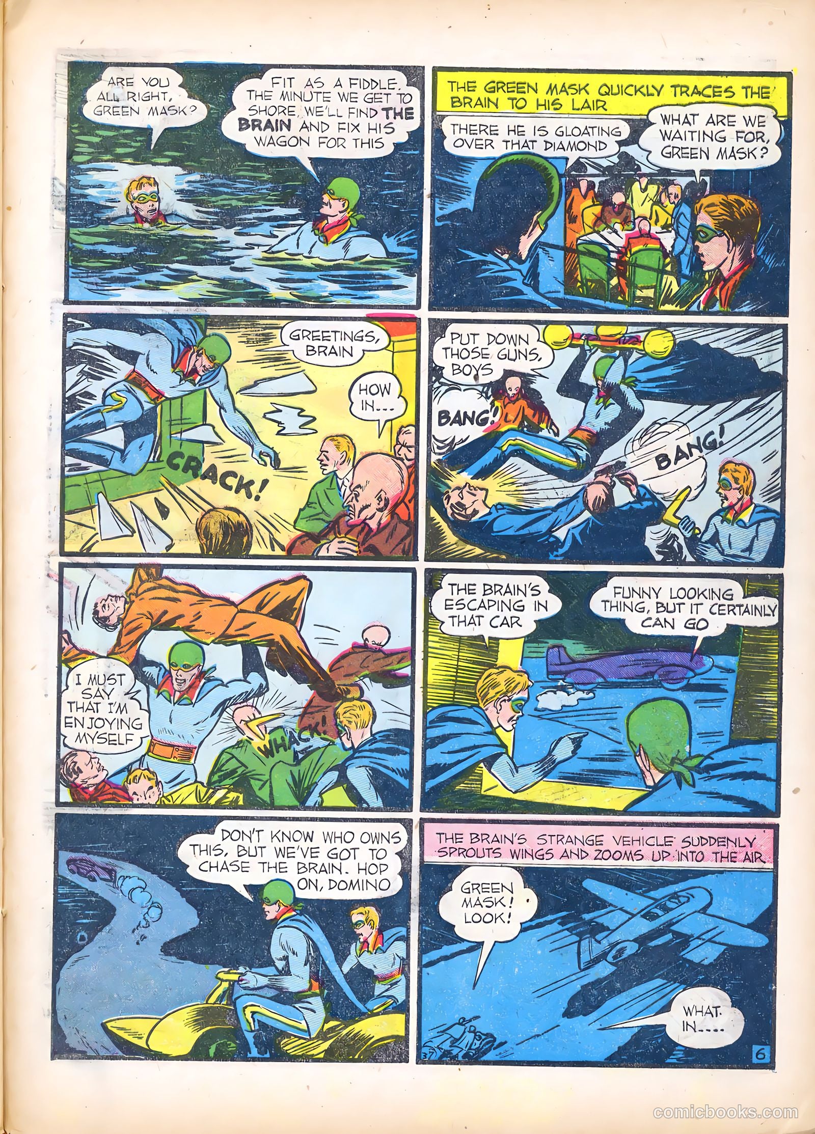 The Green Mask #3 (1940) — page 40 of 67