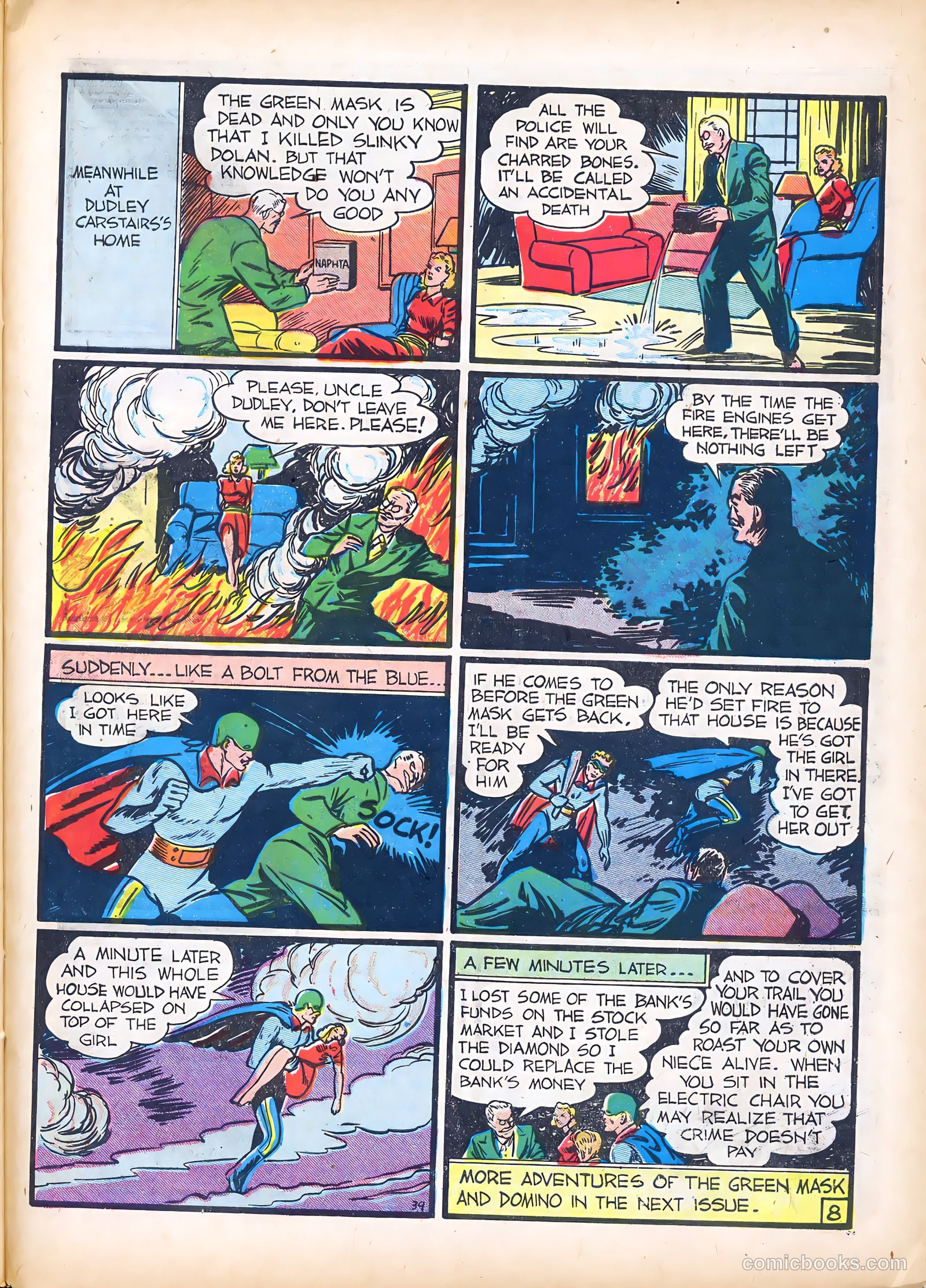 The Green Mask #3 (1940) — page 42 of 67
