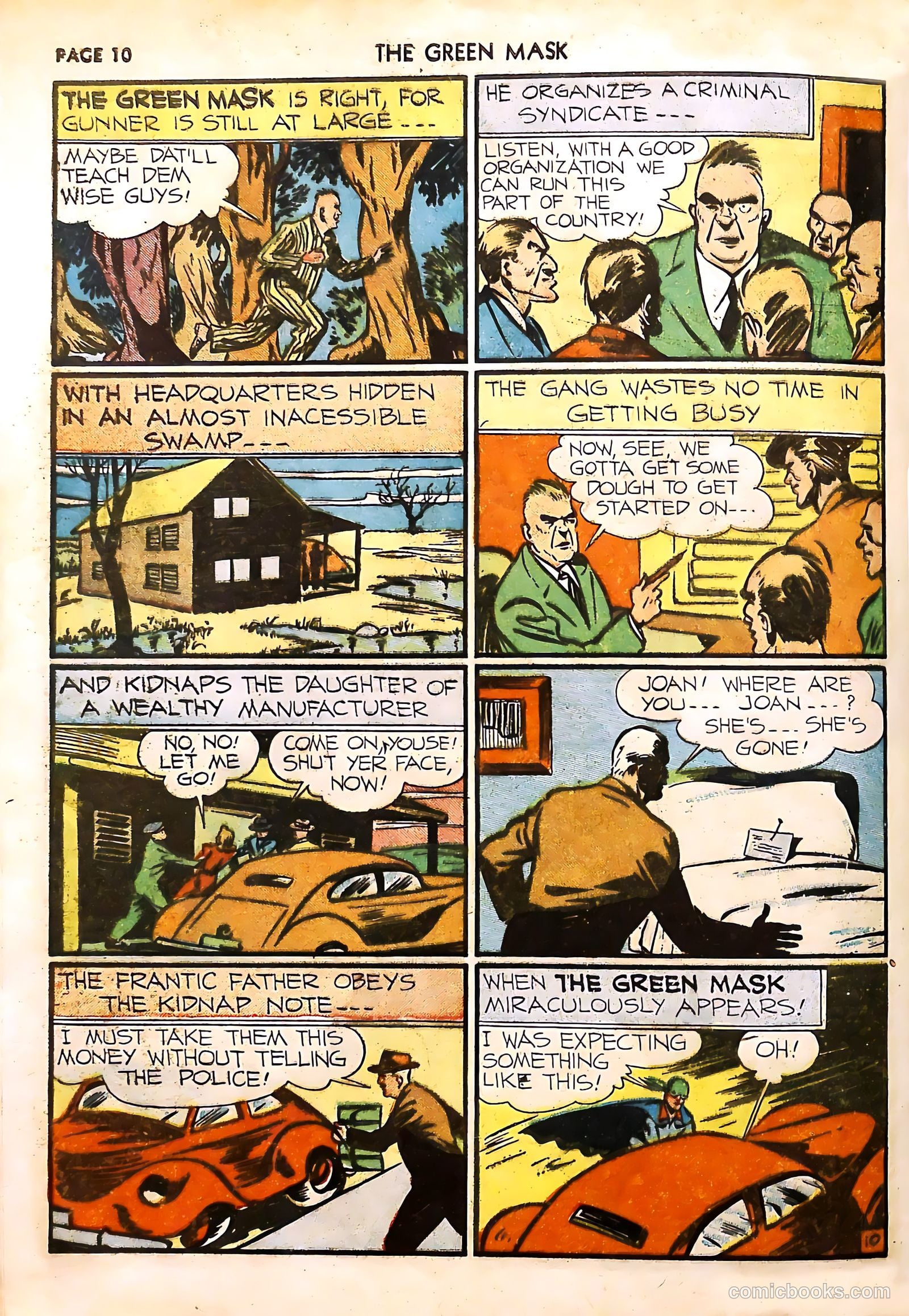 The Green Mask #4 (1941) — page 12 of 68