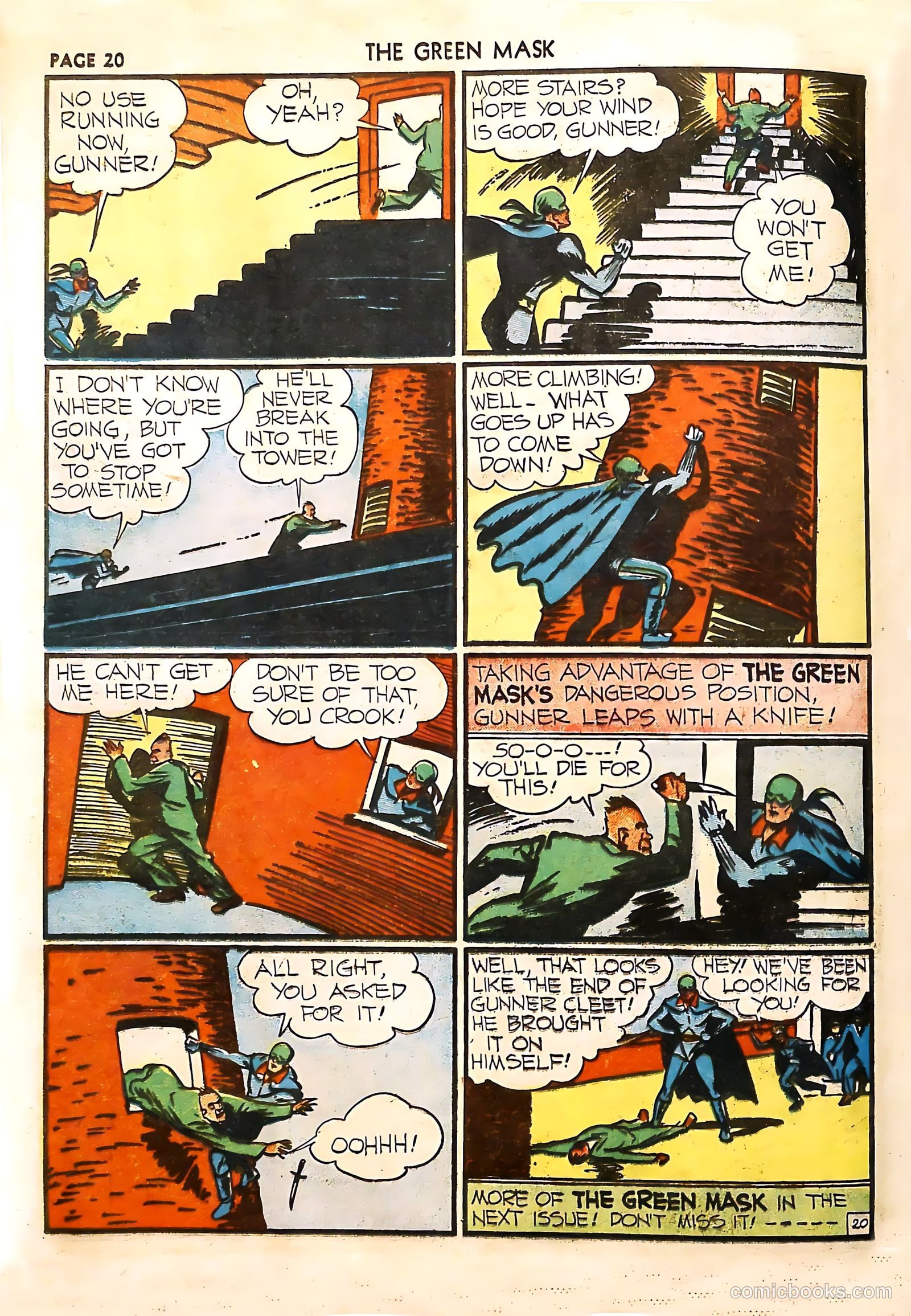 The Green Mask #4 (1941) — page 22 of 68