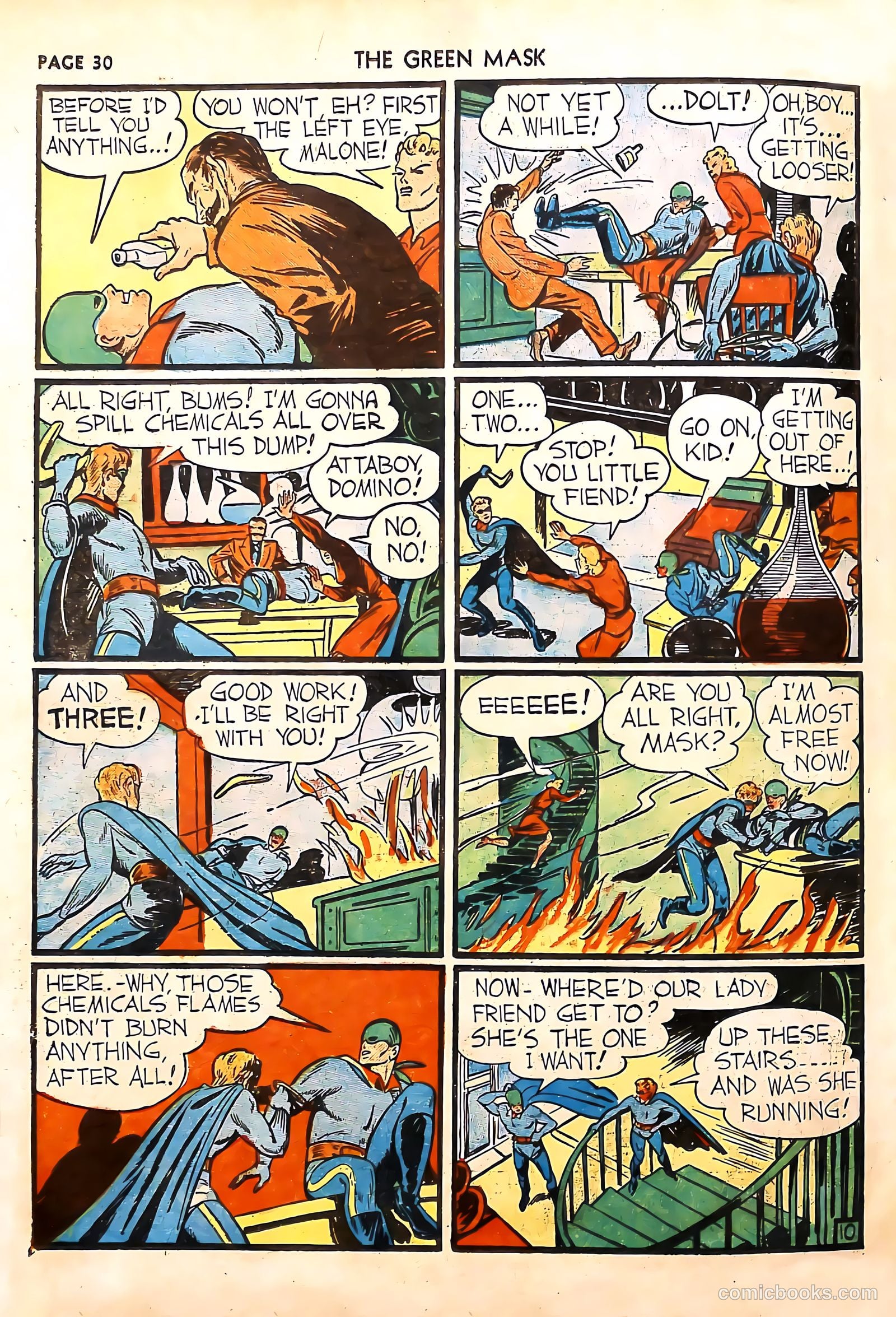 The Green Mask #4 (1941) — page 32 of 68