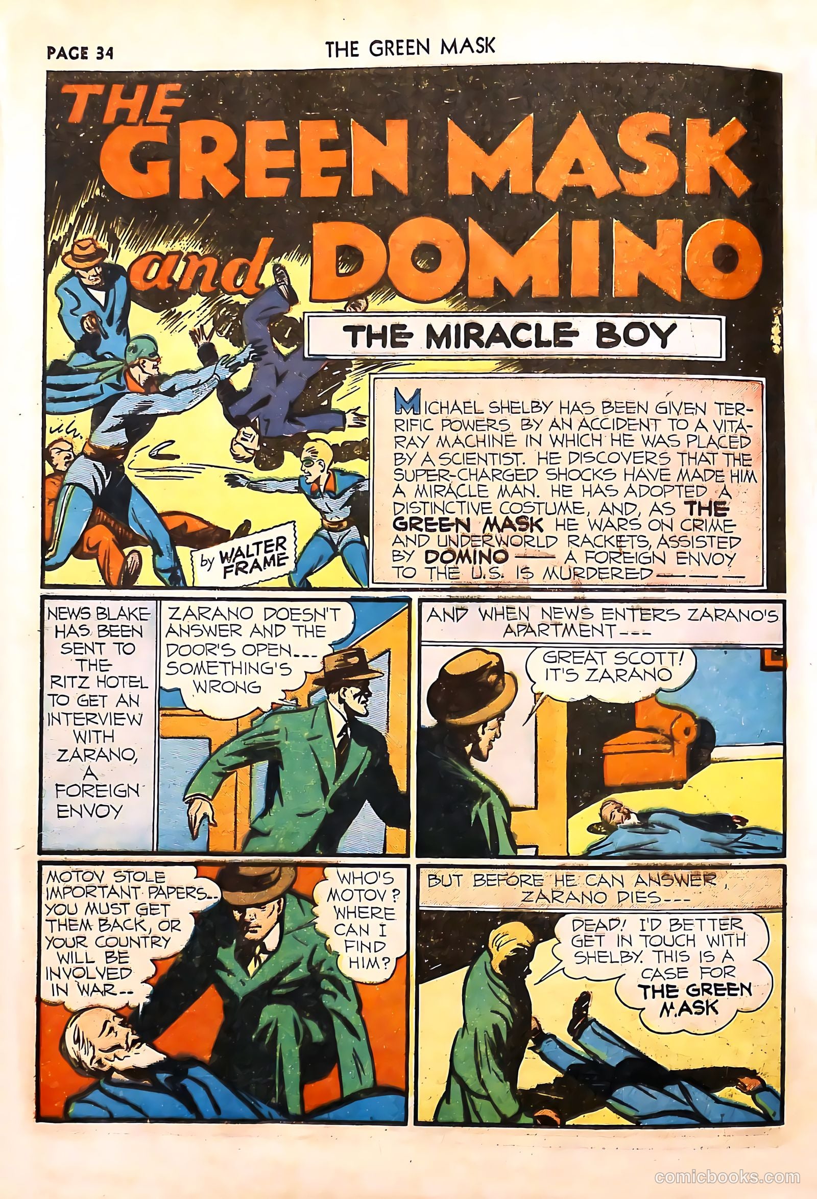 The Green Mask #4 (1941) — page 36 of 68