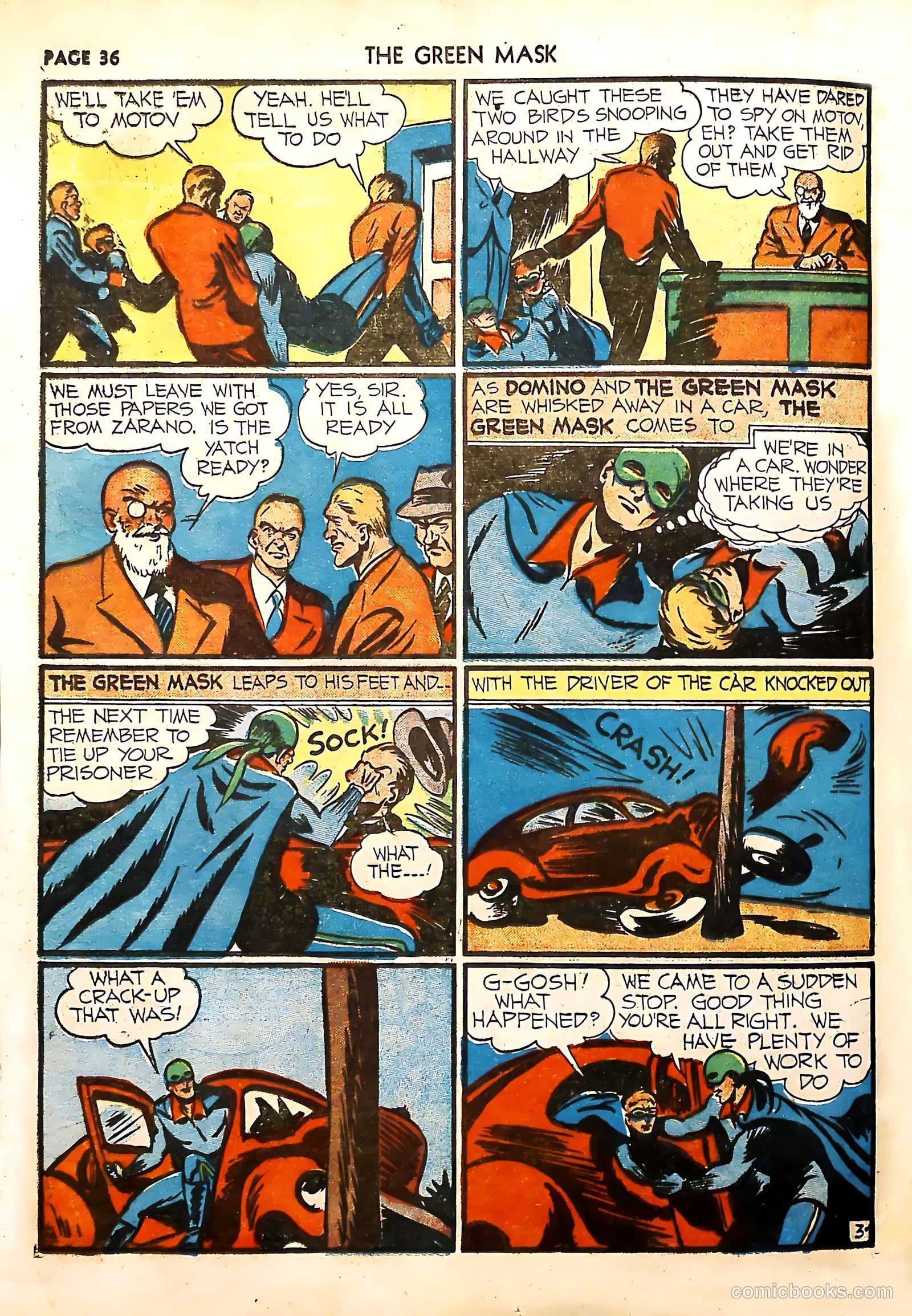 The Green Mask #4 (1941) — page 38 of 68