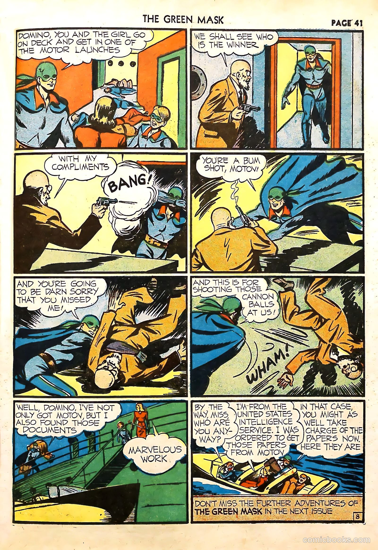 The Green Mask #4 (1941) — page 43 of 68