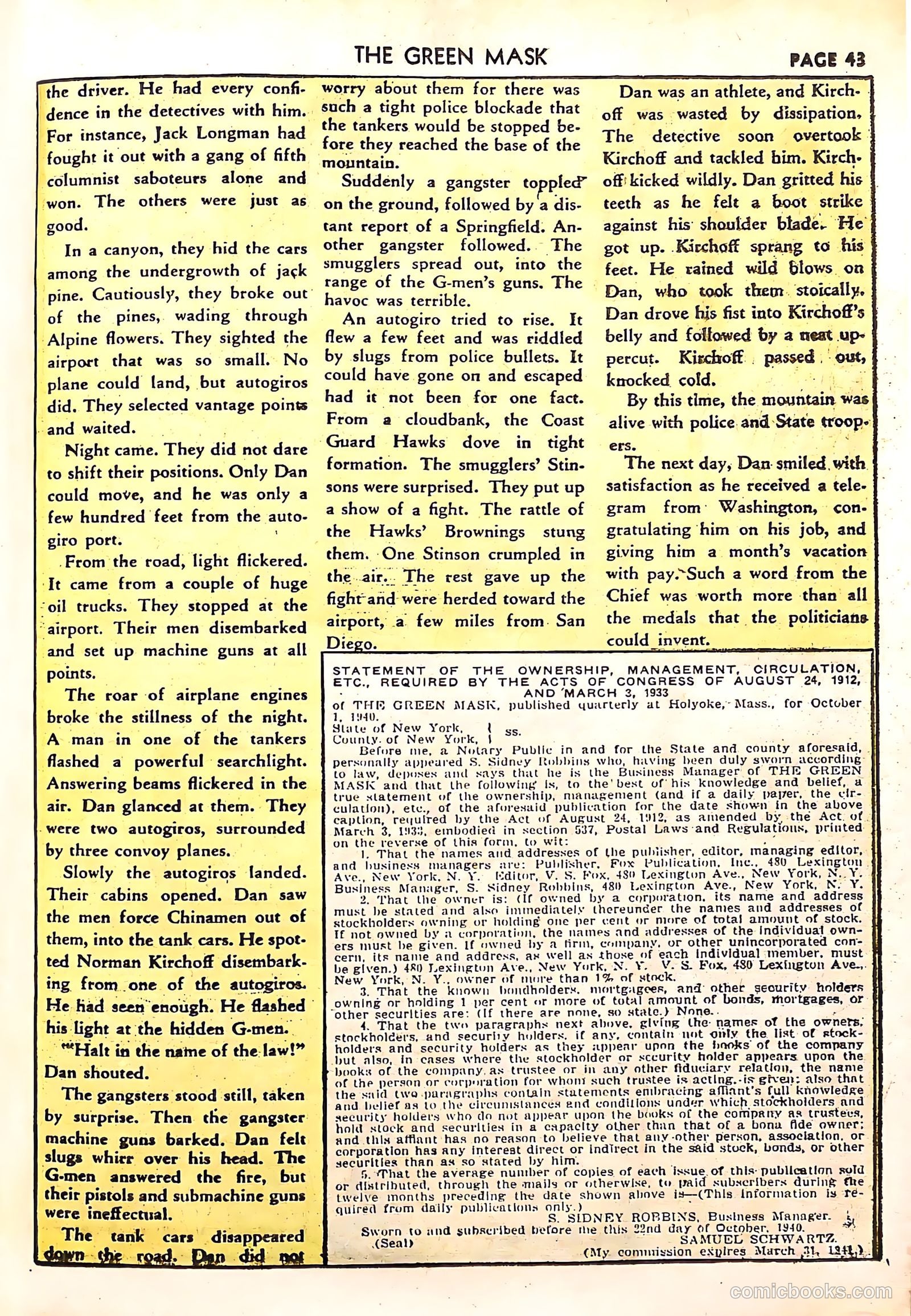 The Green Mask #4 (1941) — page 45 of 68