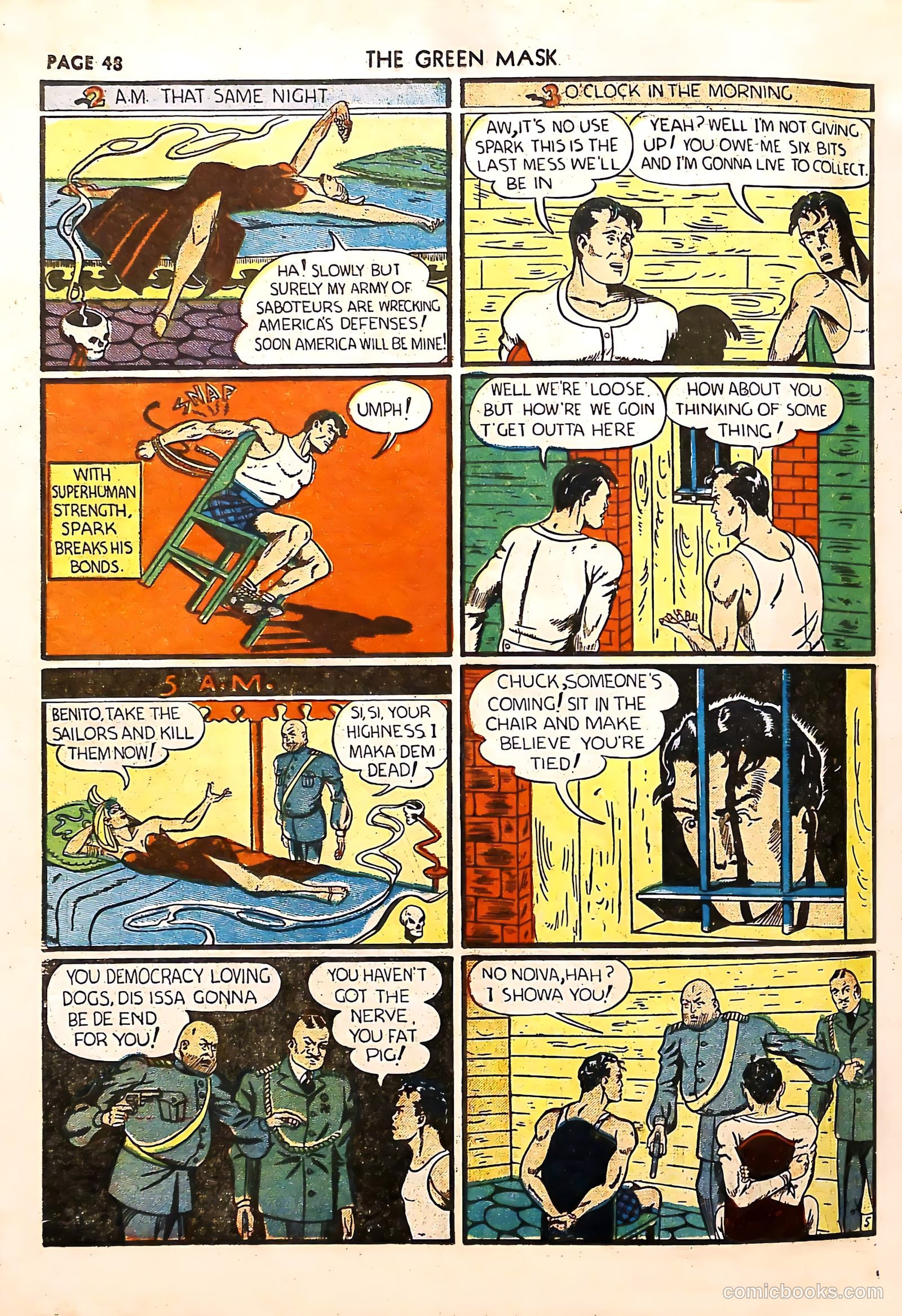 The Green Mask #4 (1941) — page 50 of 68