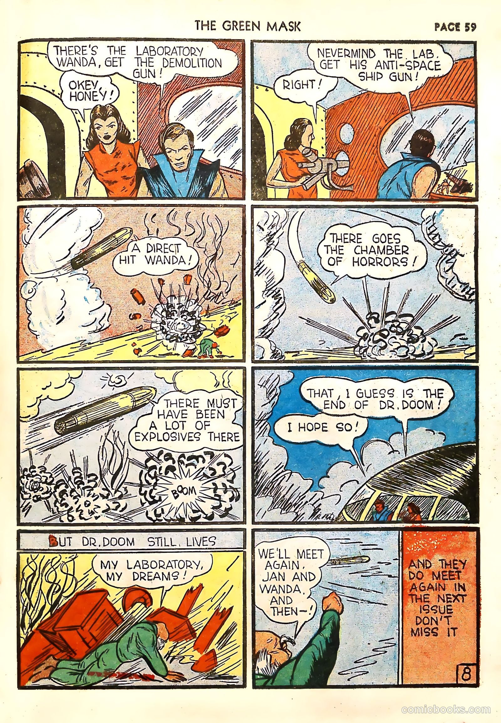 The Green Mask #4 (1941) — page 61 of 68