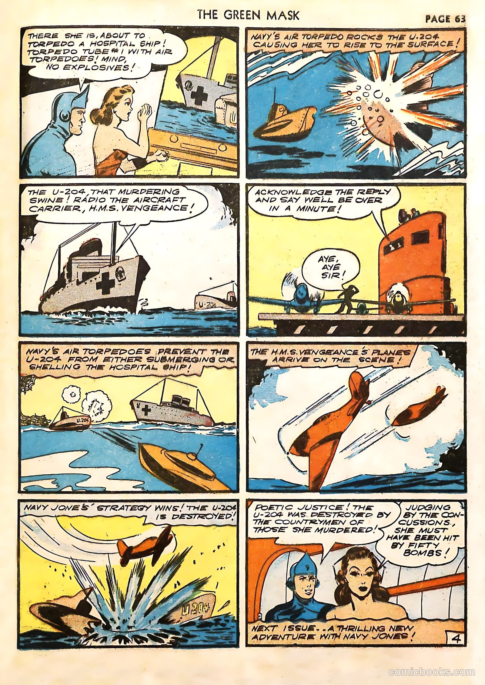 The Green Mask #4 (1941) — page 65 of 68