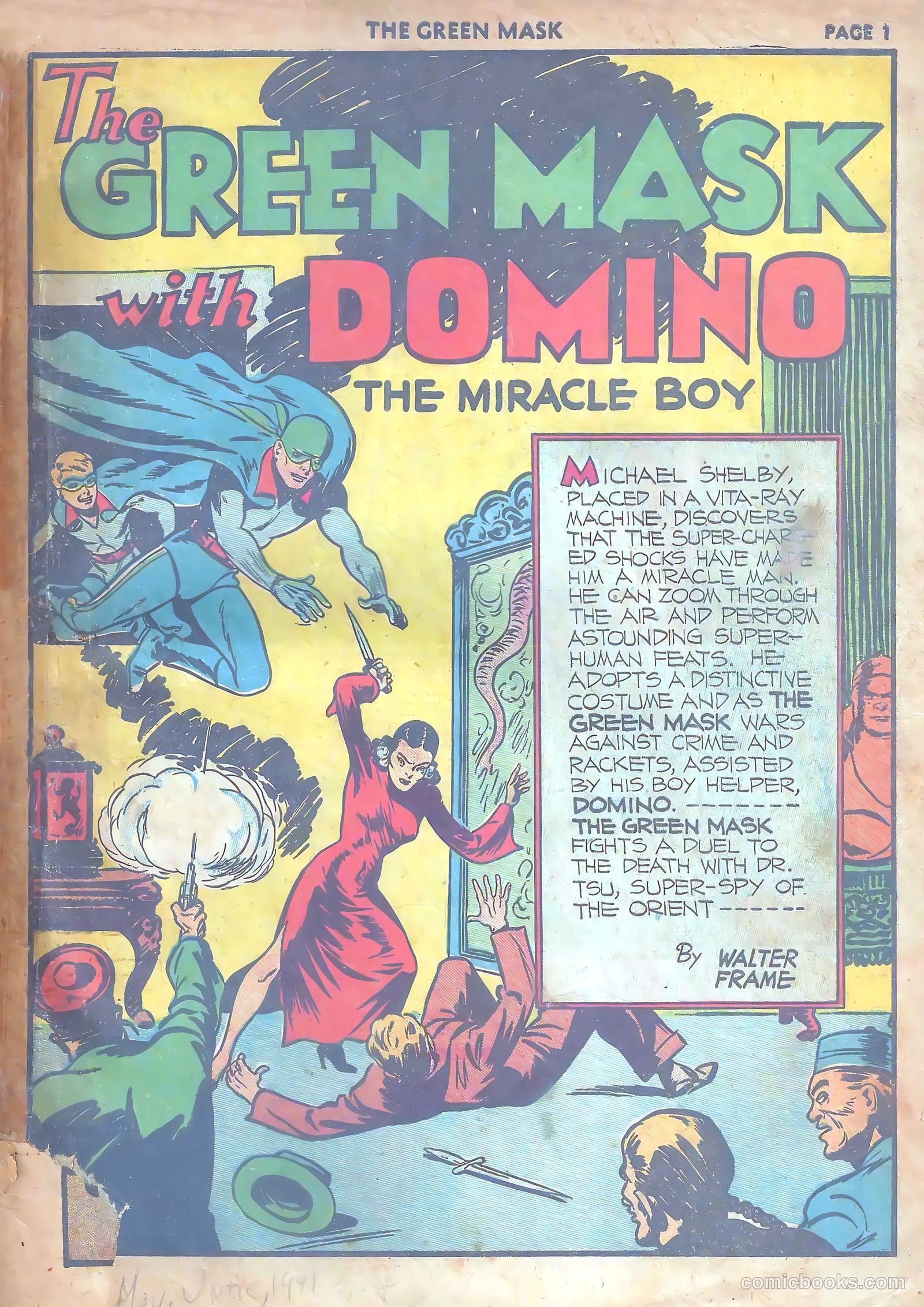The Green Mask #5 (1941) — page 2 of 66