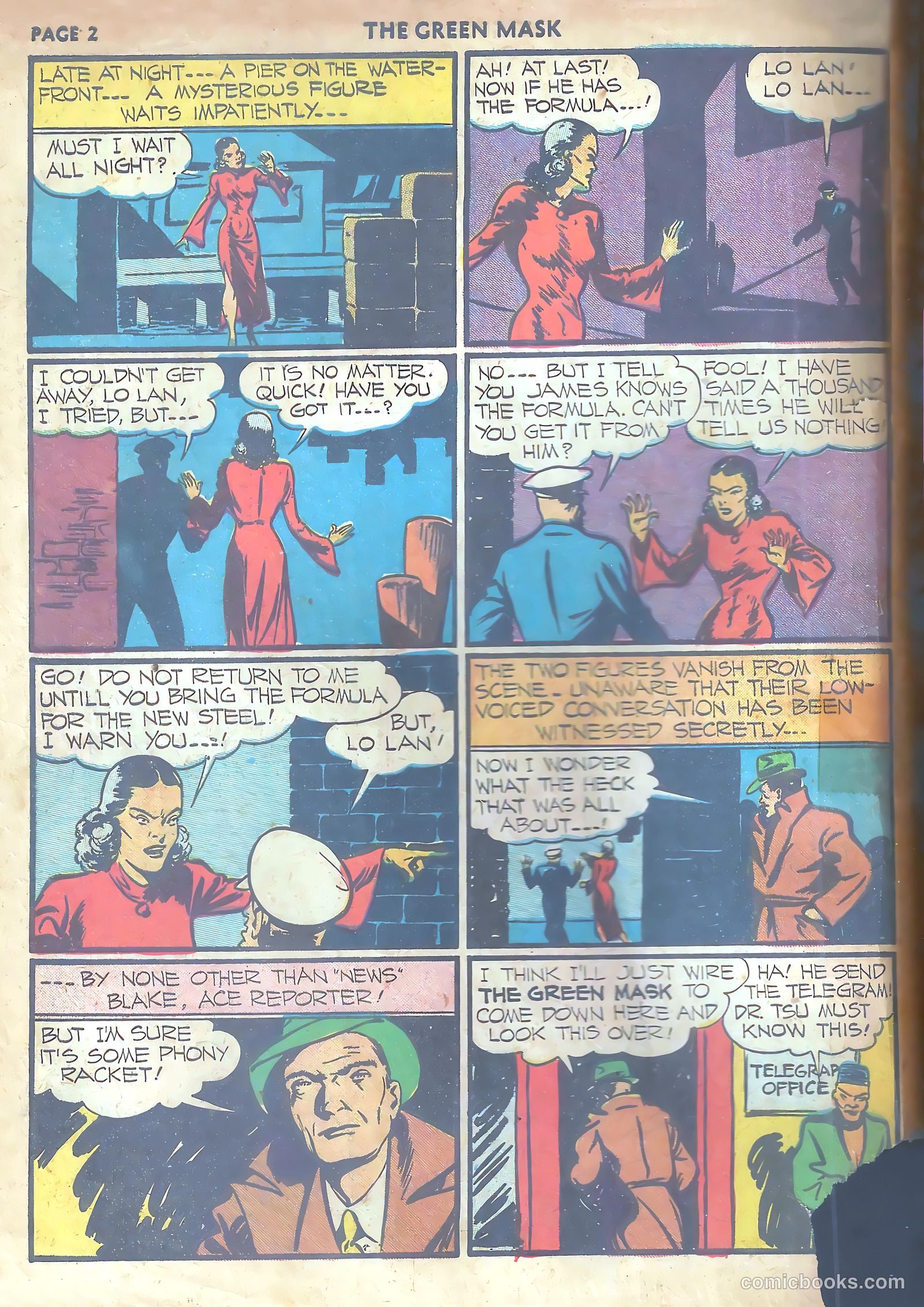 The Green Mask #5 (1941) — page 3 of 66