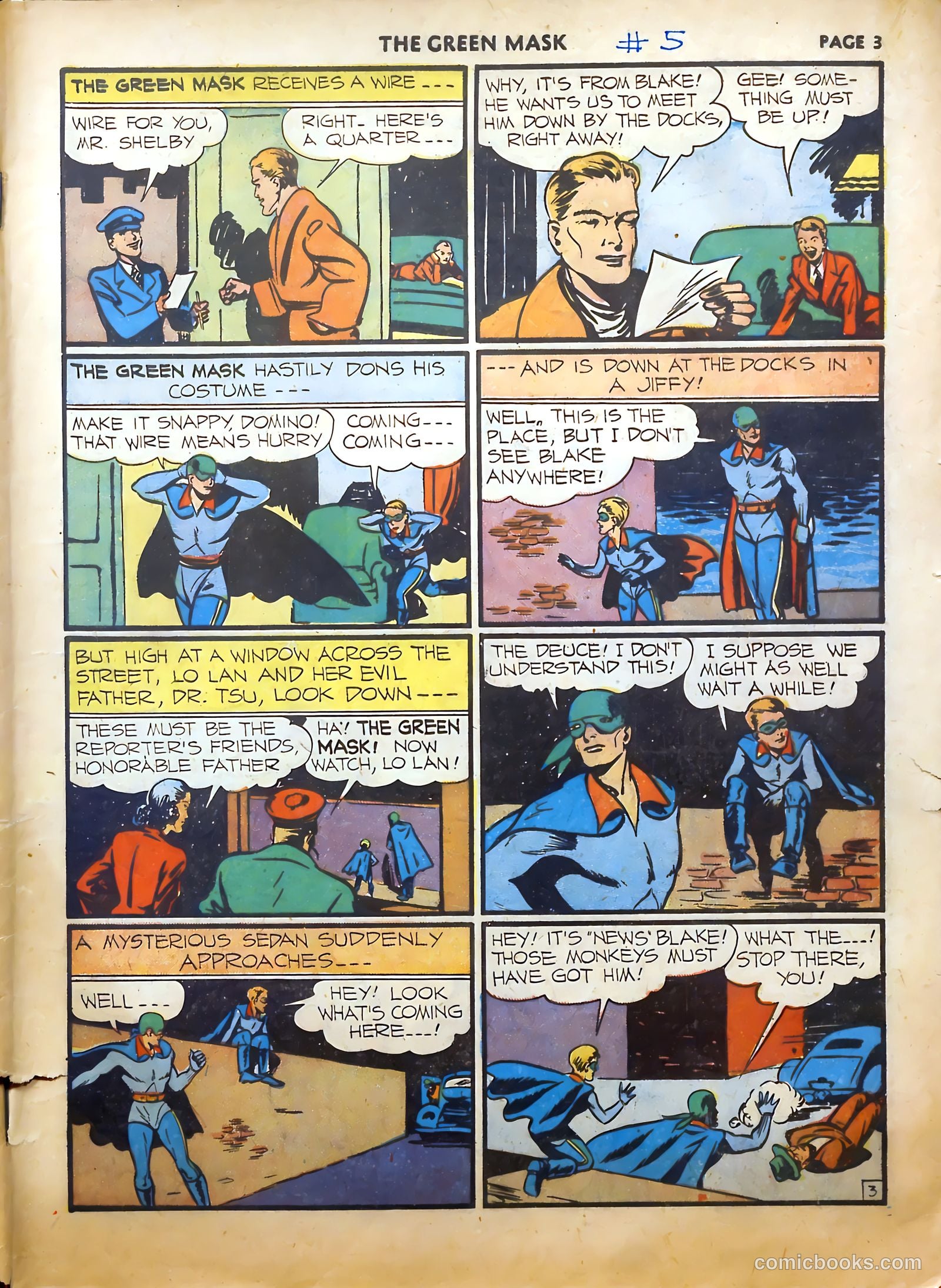 The Green Mask #5 (1941) — page 4 of 66