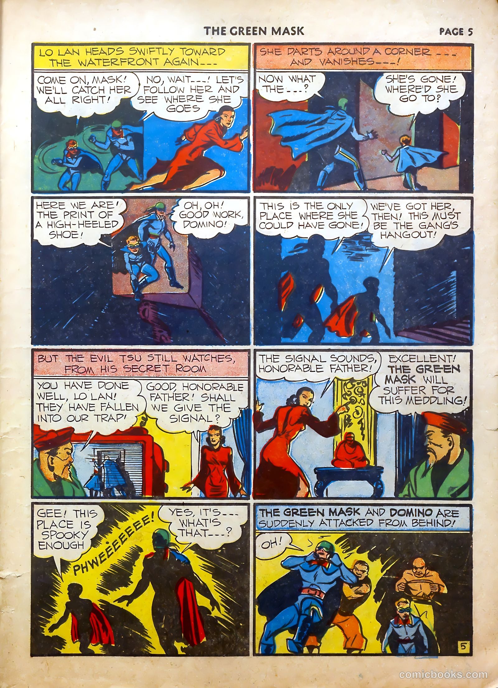The Green Mask #5 (1941) — page 6 of 66