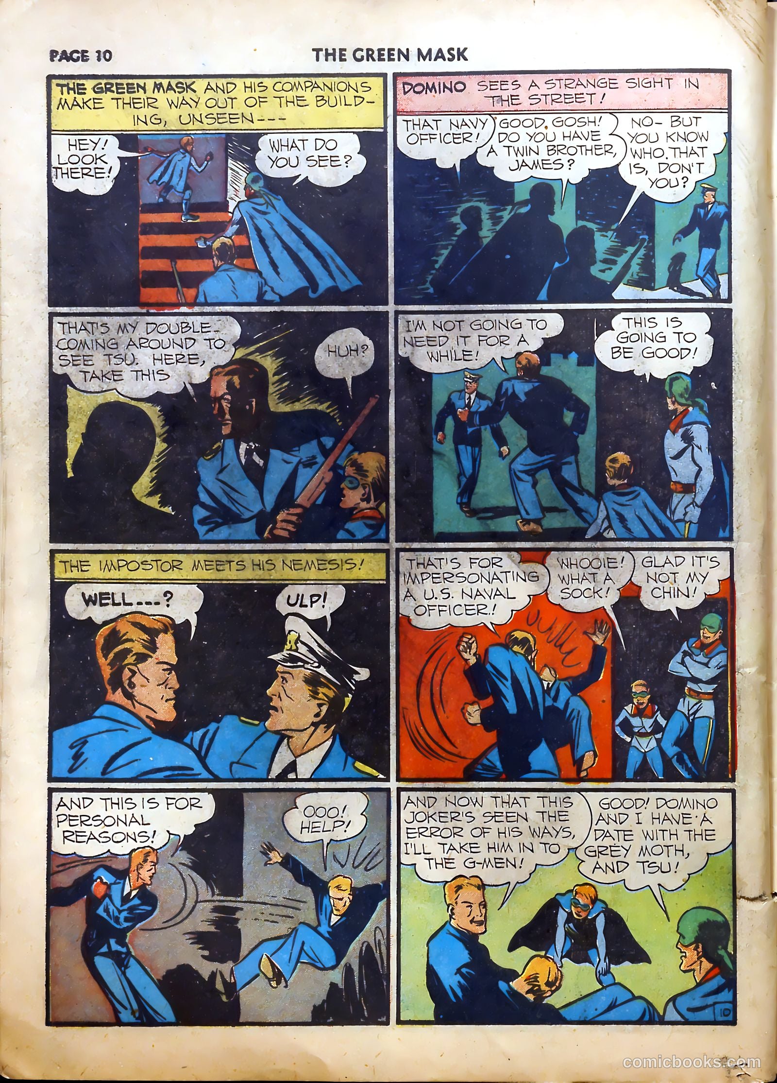 The Green Mask #5 (1941) — page 11 of 66