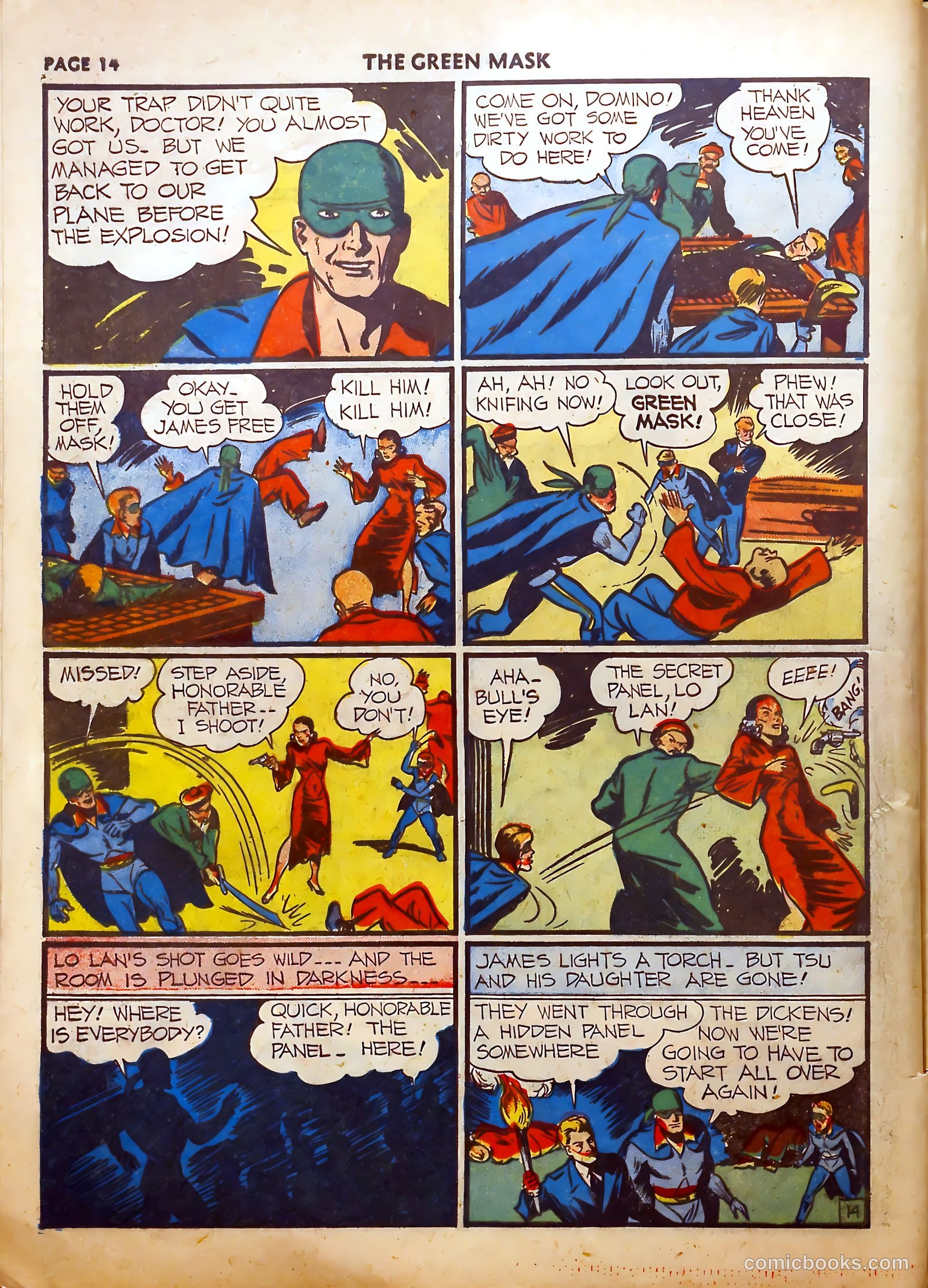 The Green Mask #5 (1941) — page 15 of 66