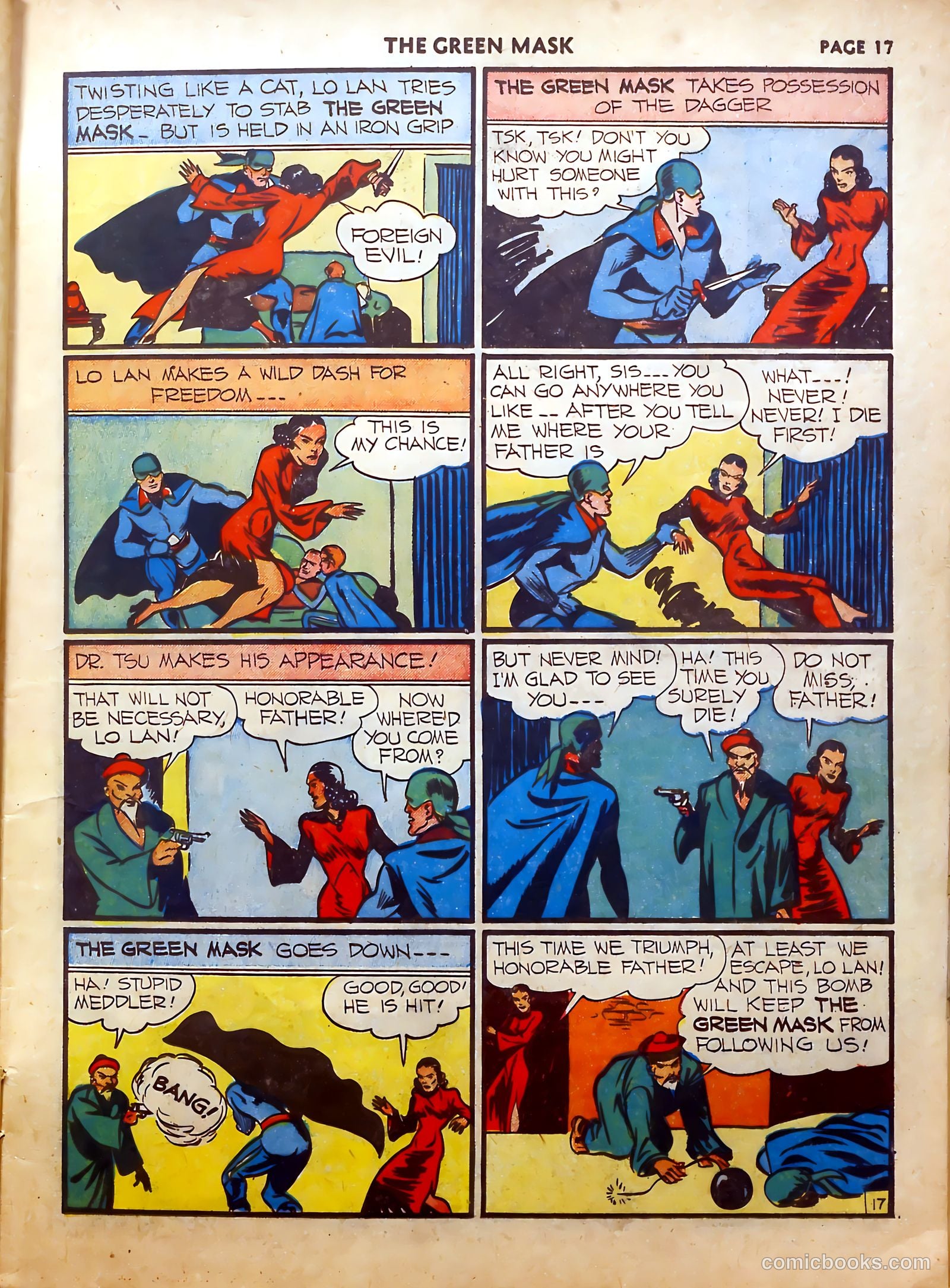 The Green Mask #5 (1941) — page 18 of 66
