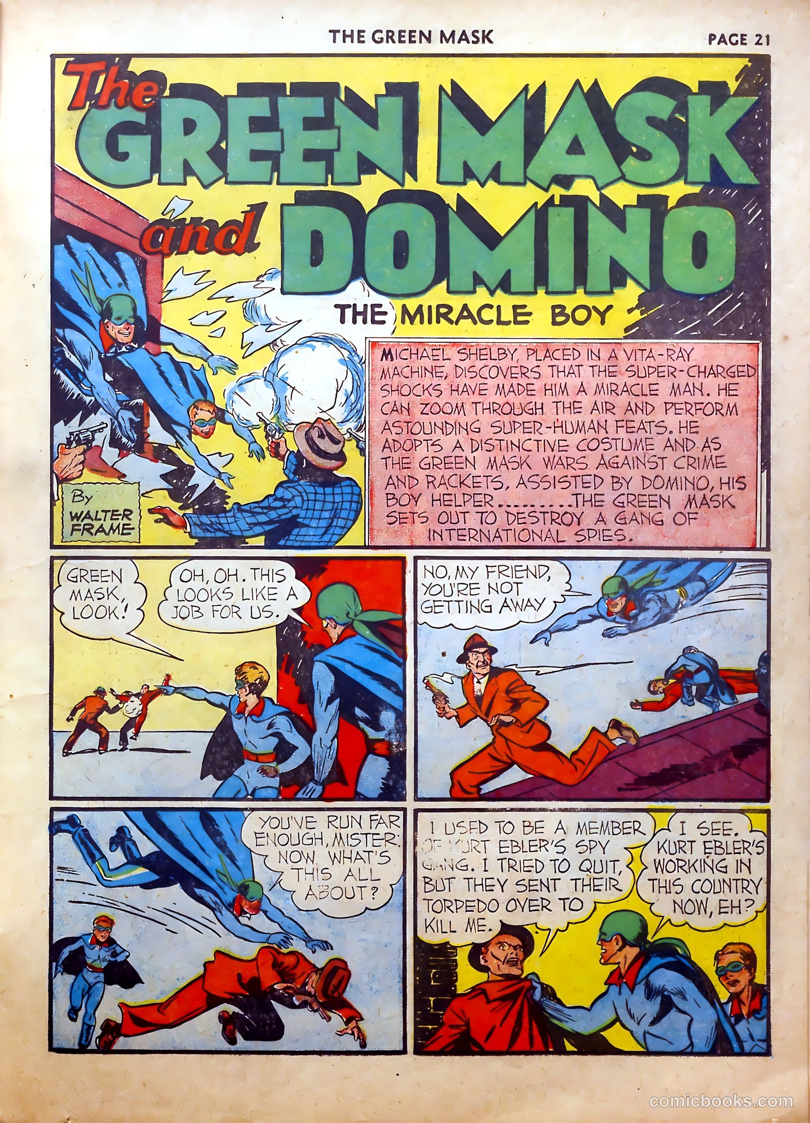 The Green Mask #5 (1941) — page 22 of 66