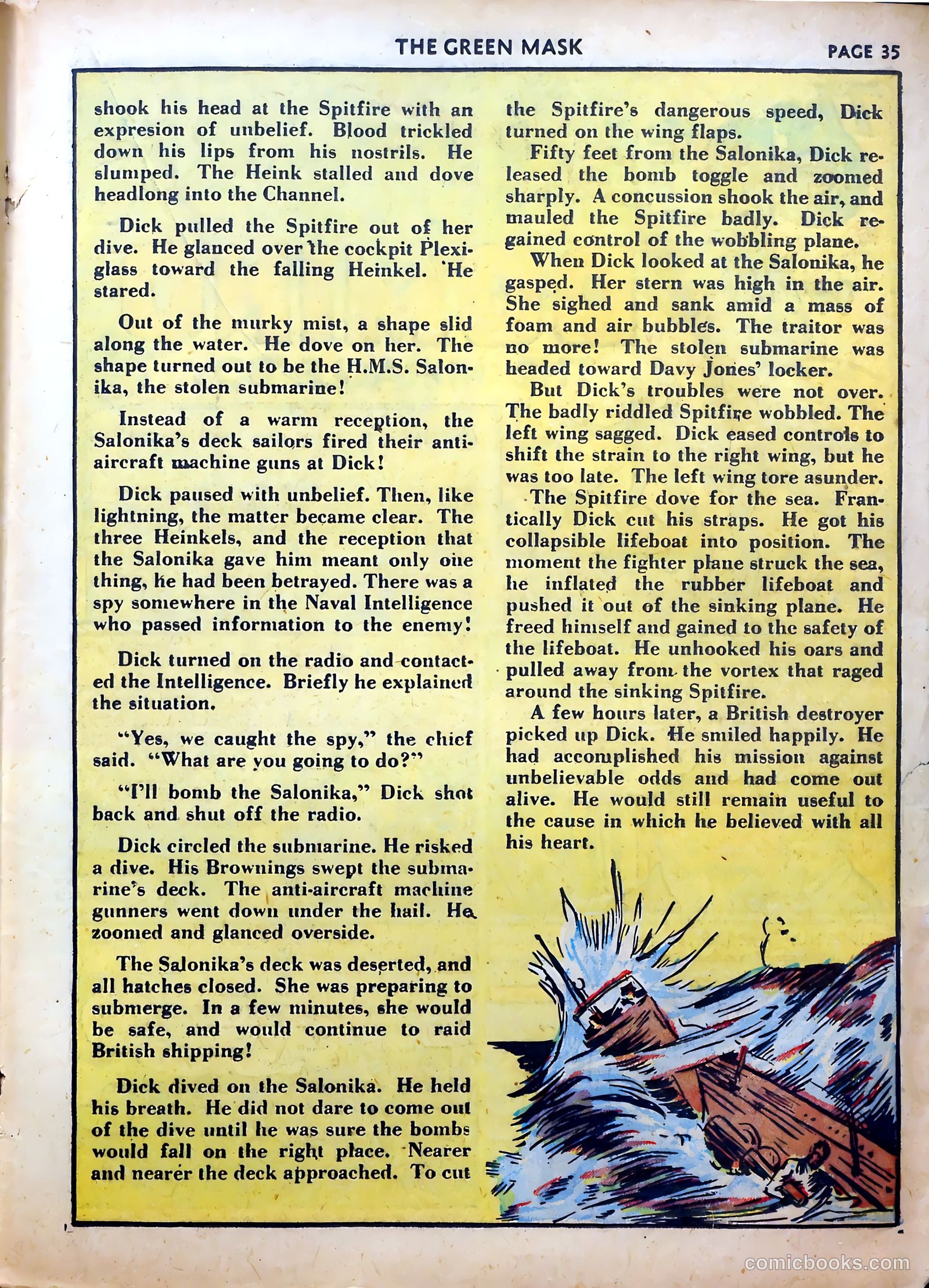 The Green Mask #5 (1941) — page 35 of 66