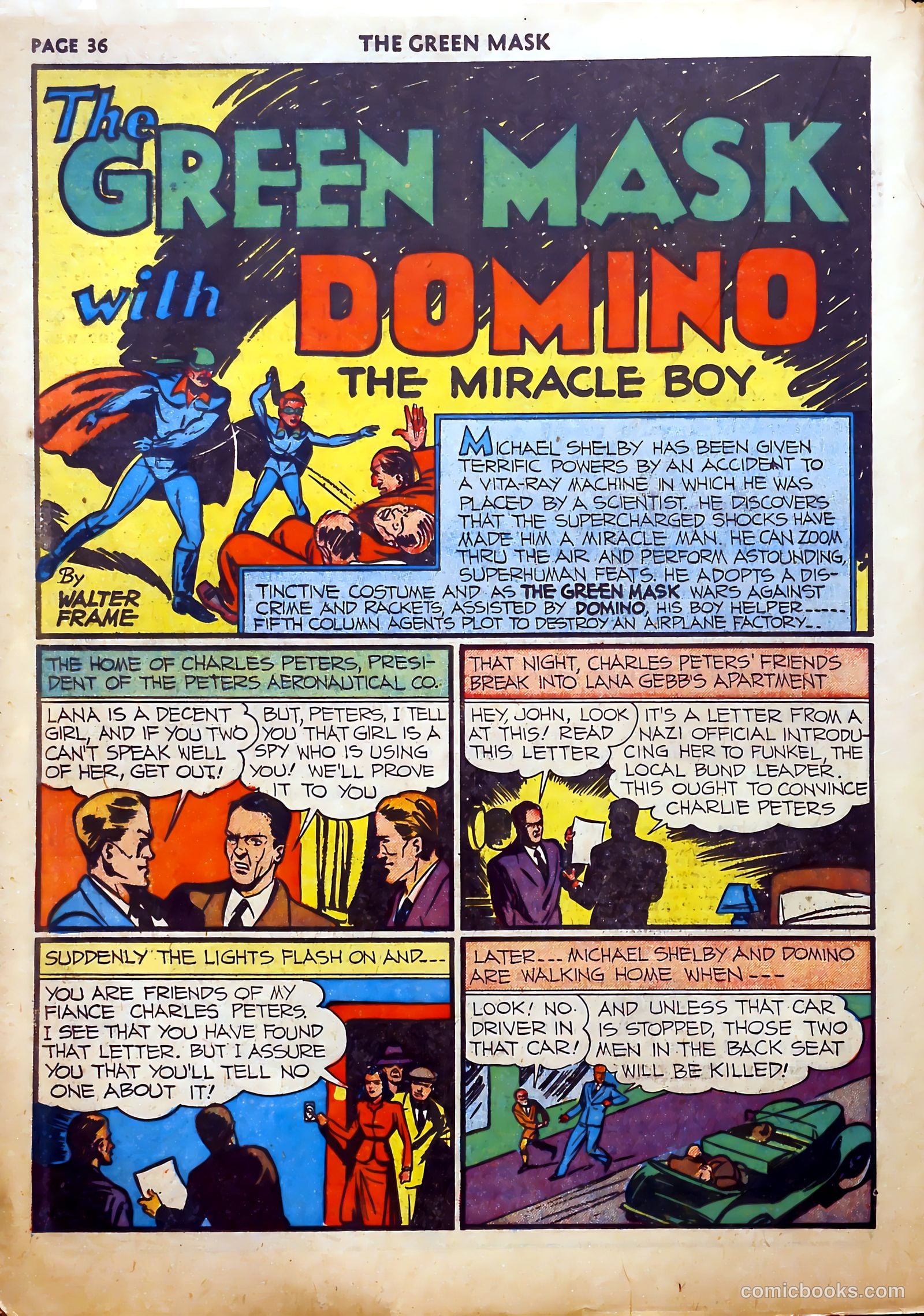 The Green Mask #5 (1941) — page 36 of 66