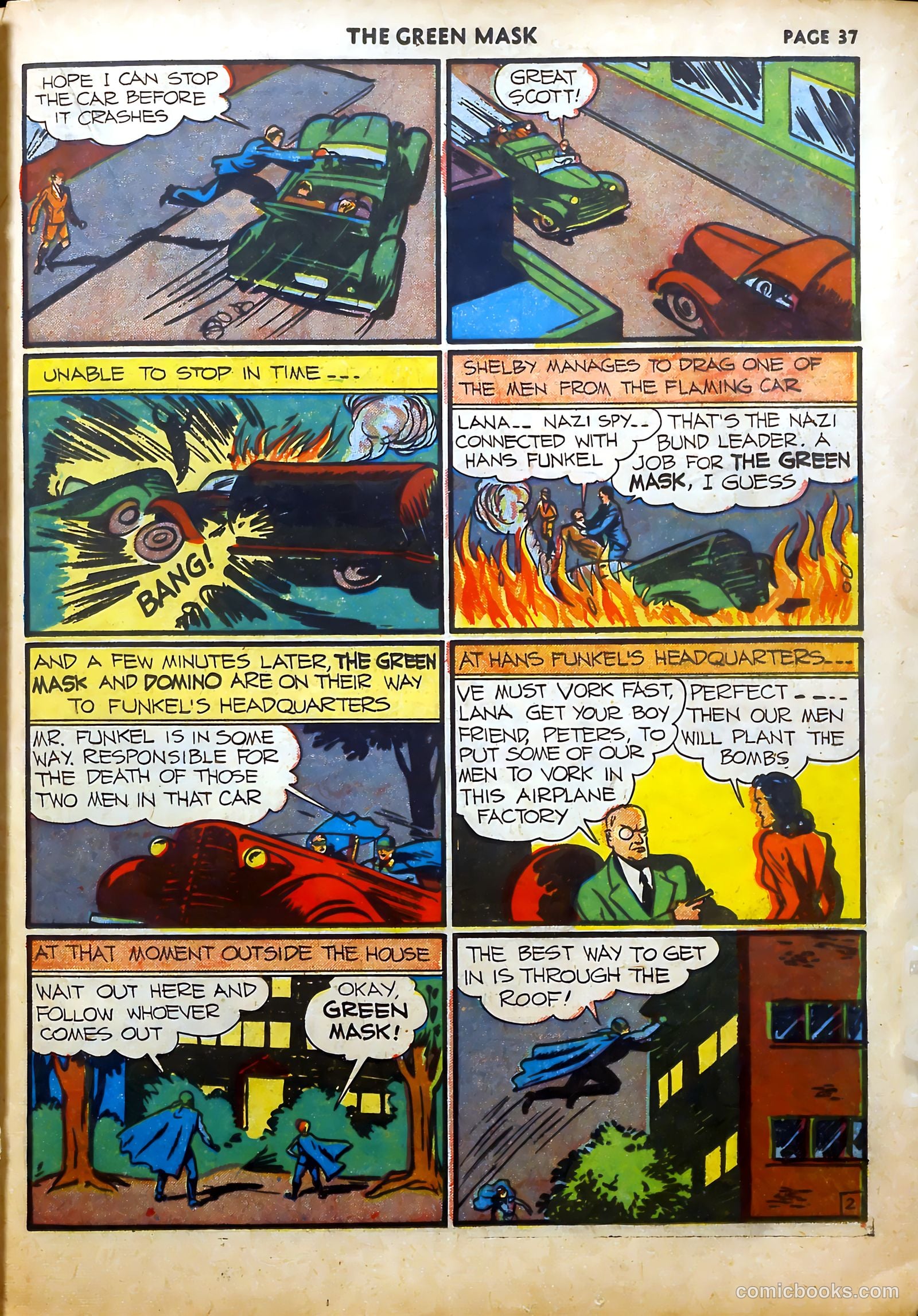 The Green Mask #5 (1941) — page 37 of 66