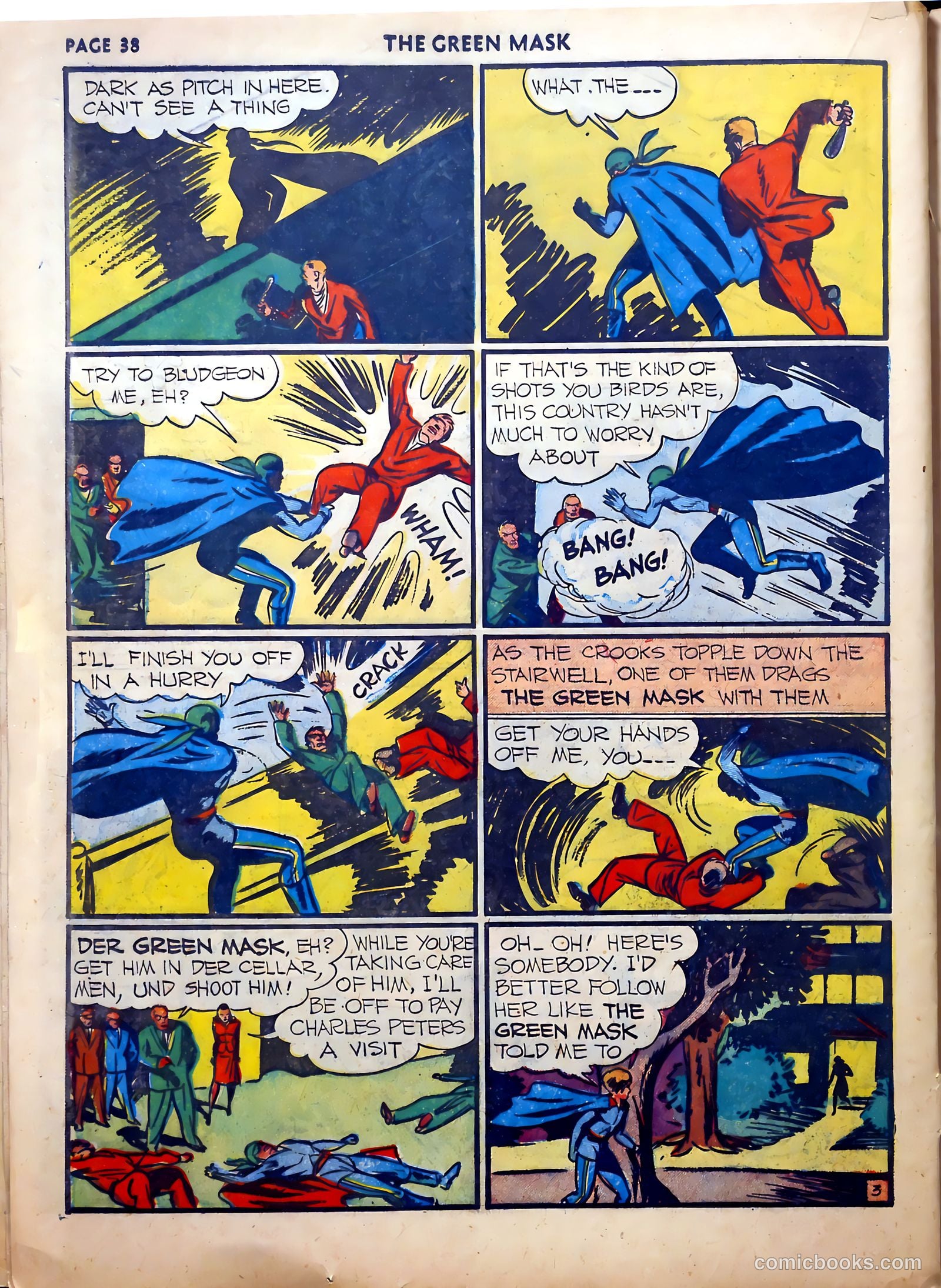 The Green Mask #5 (1941) — page 38 of 66