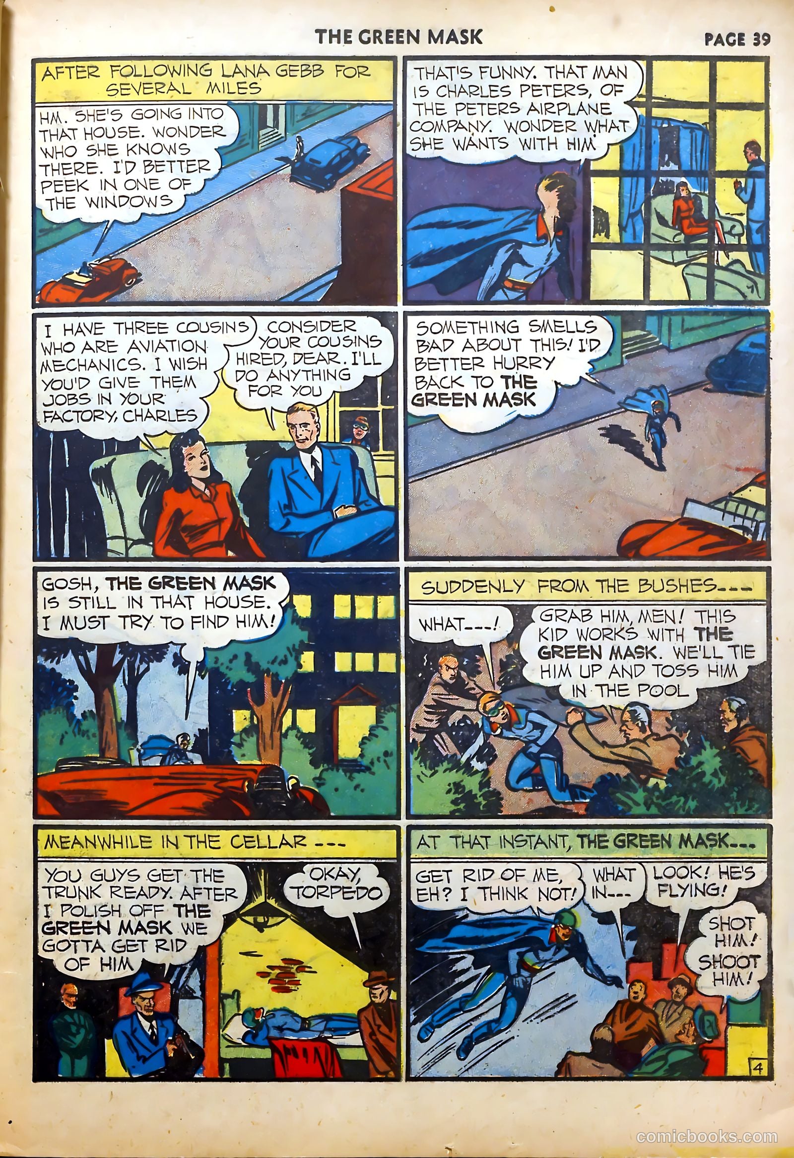 The Green Mask #5 (1941) — page 39 of 66