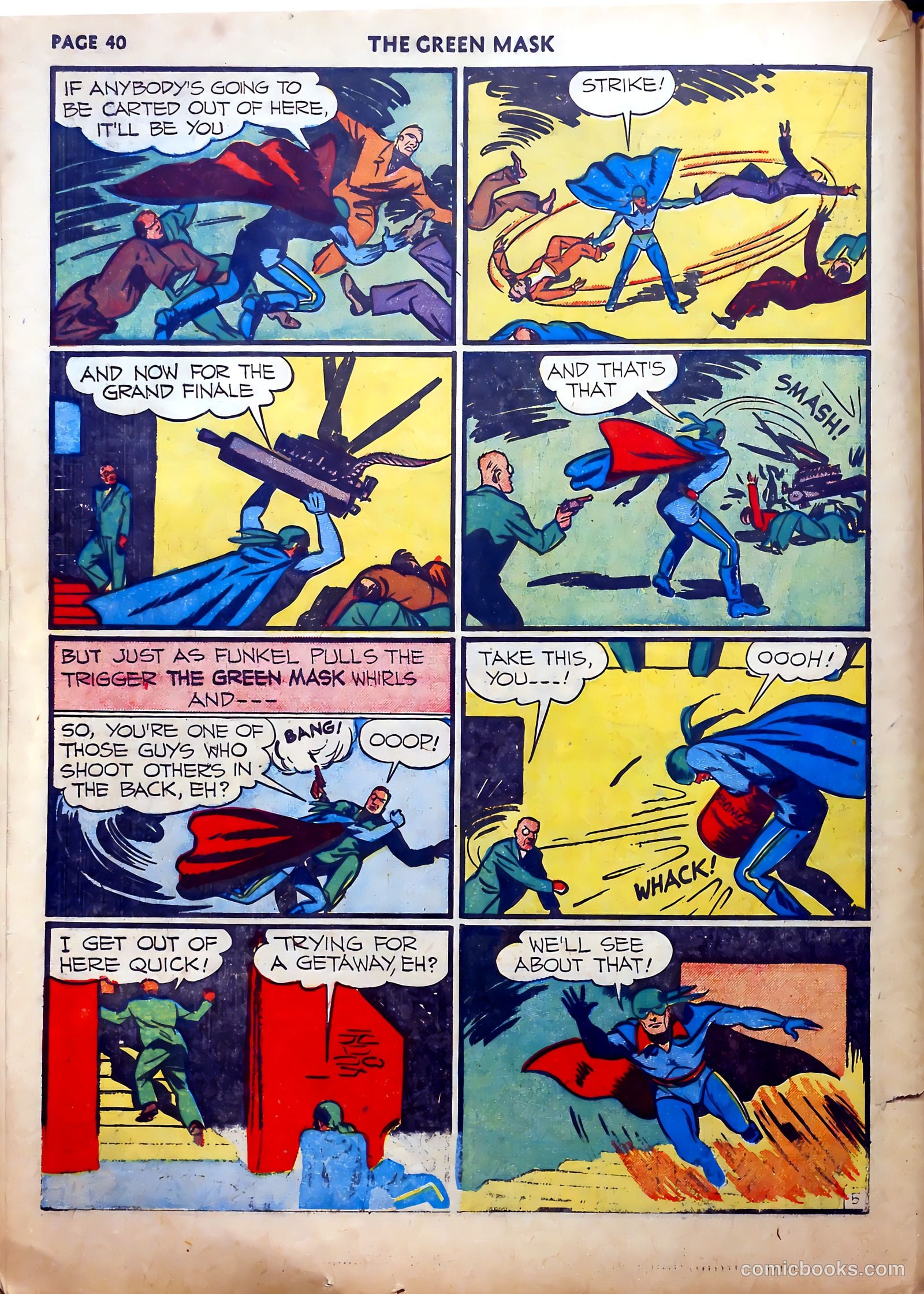 The Green Mask #5 (1941) — page 40 of 66