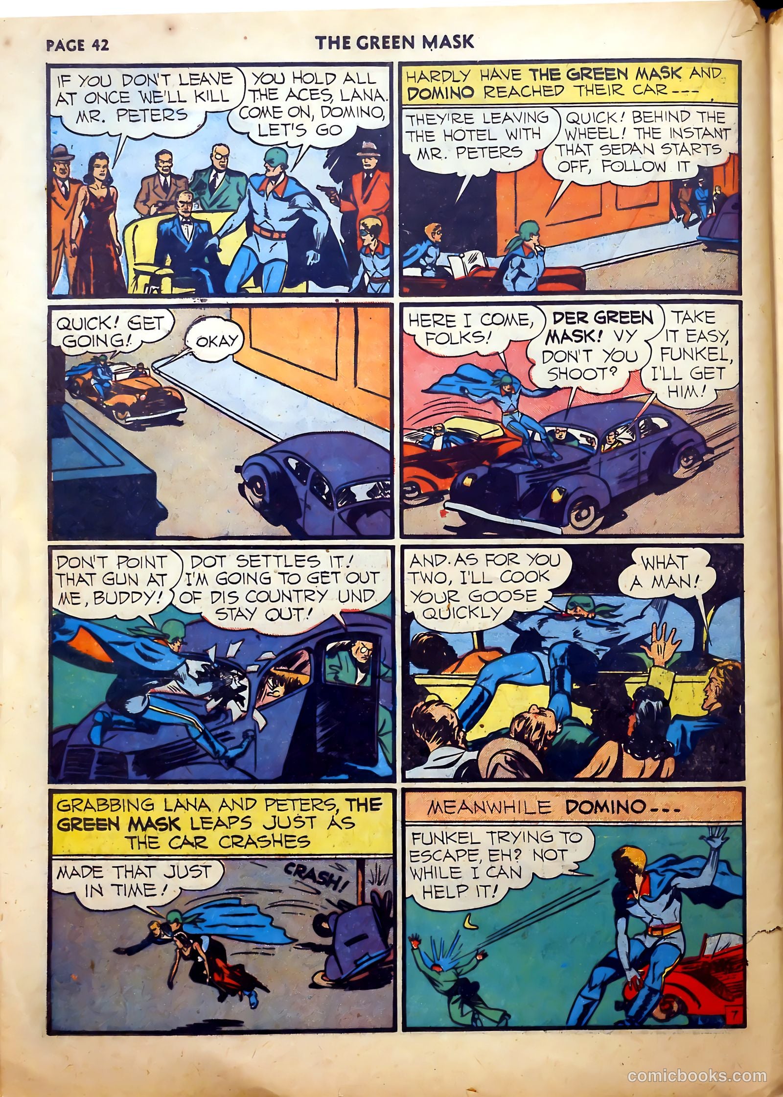 The Green Mask #5 (1941) — page 42 of 66