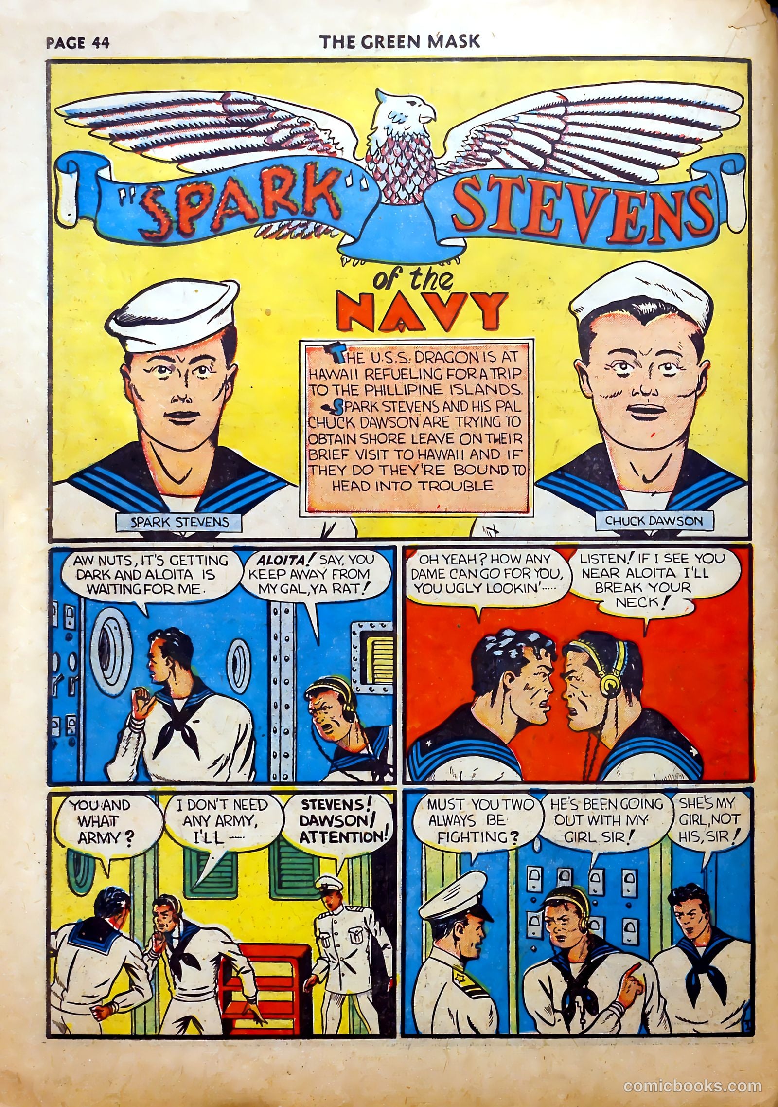 The Green Mask #5 (1941) — page 44 of 66