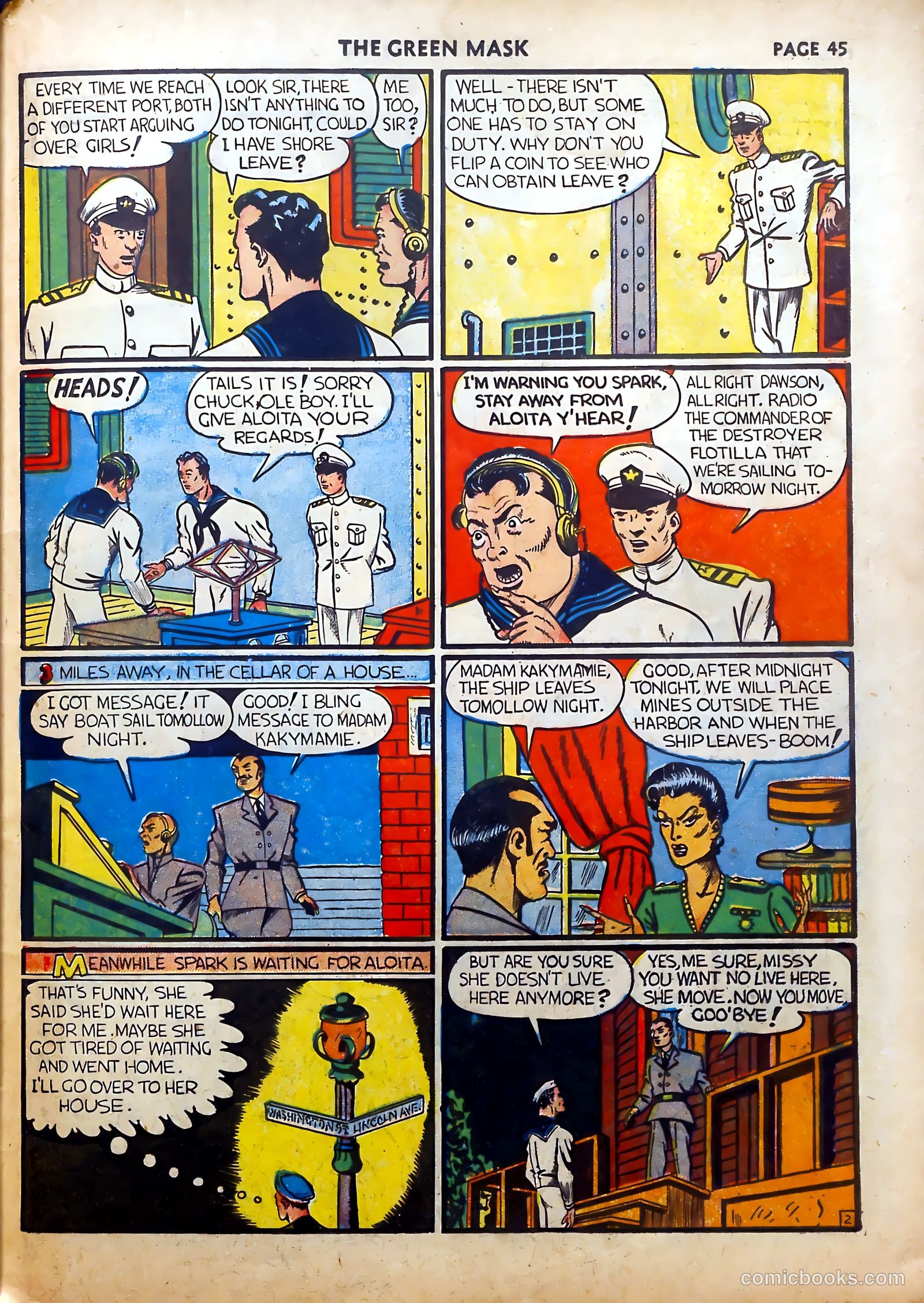 The Green Mask #5 (1941) — page 45 of 66