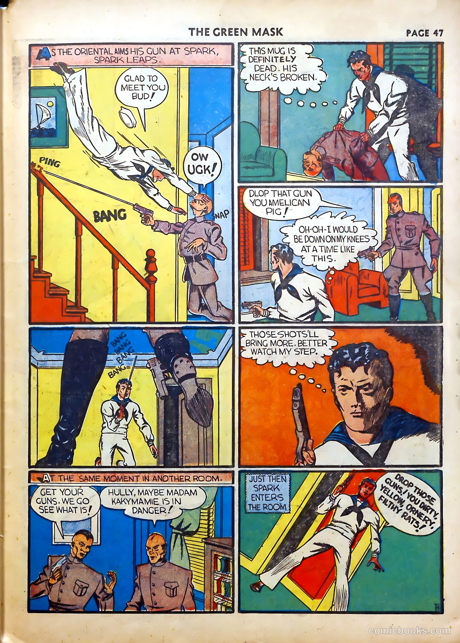The Green Mask #5 (1941) — page 47 of 66