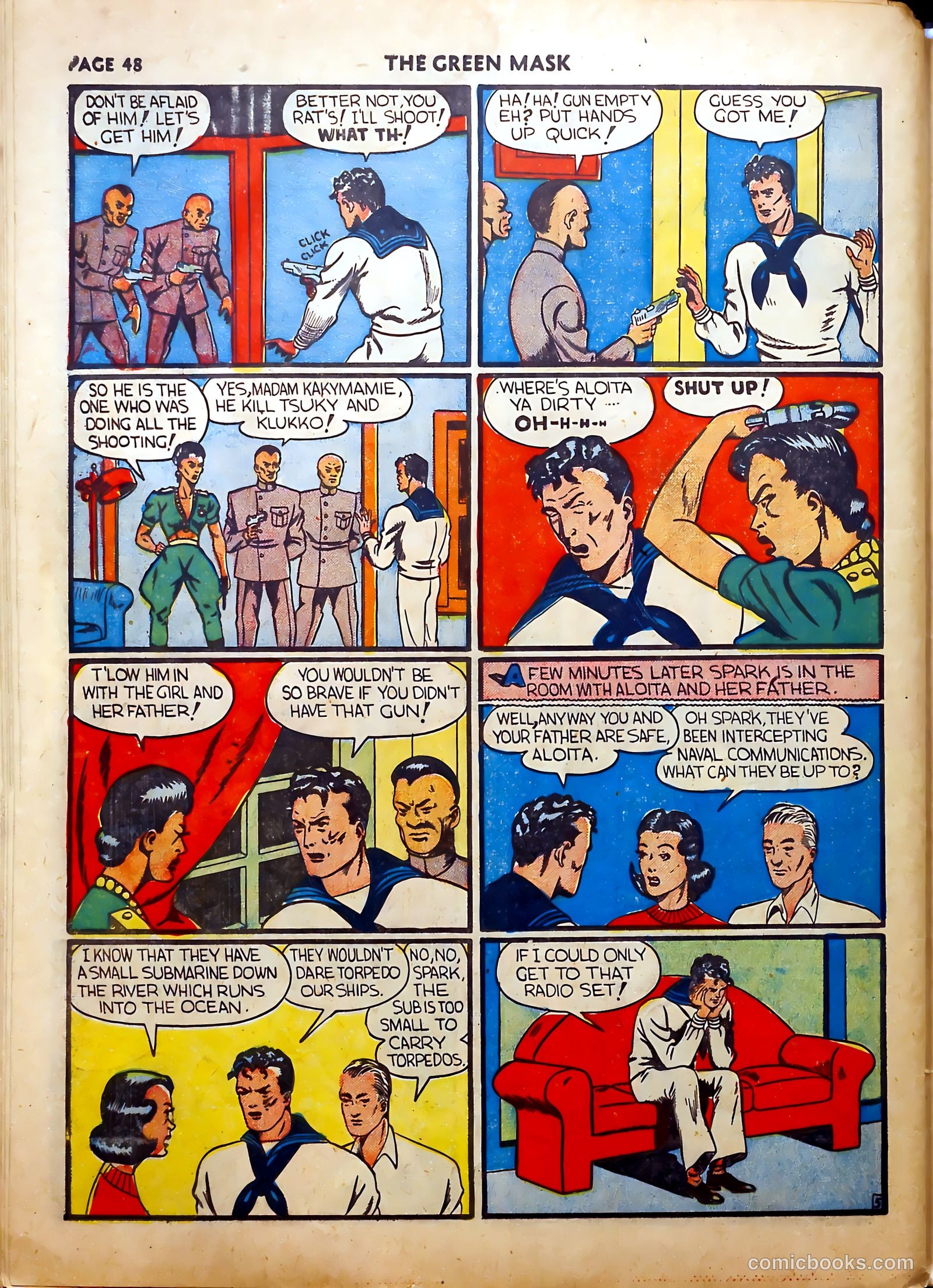 The Green Mask #5 (1941) — page 48 of 66