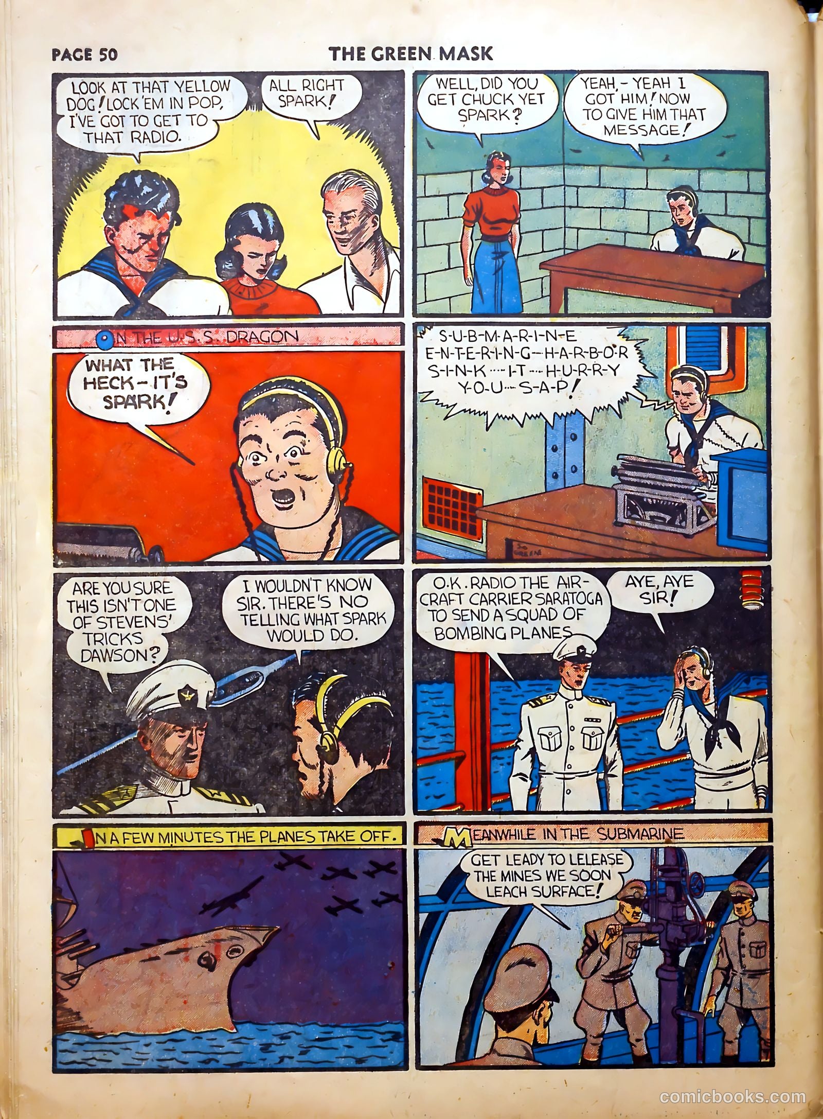 The Green Mask #5 (1941) — page 50 of 66
