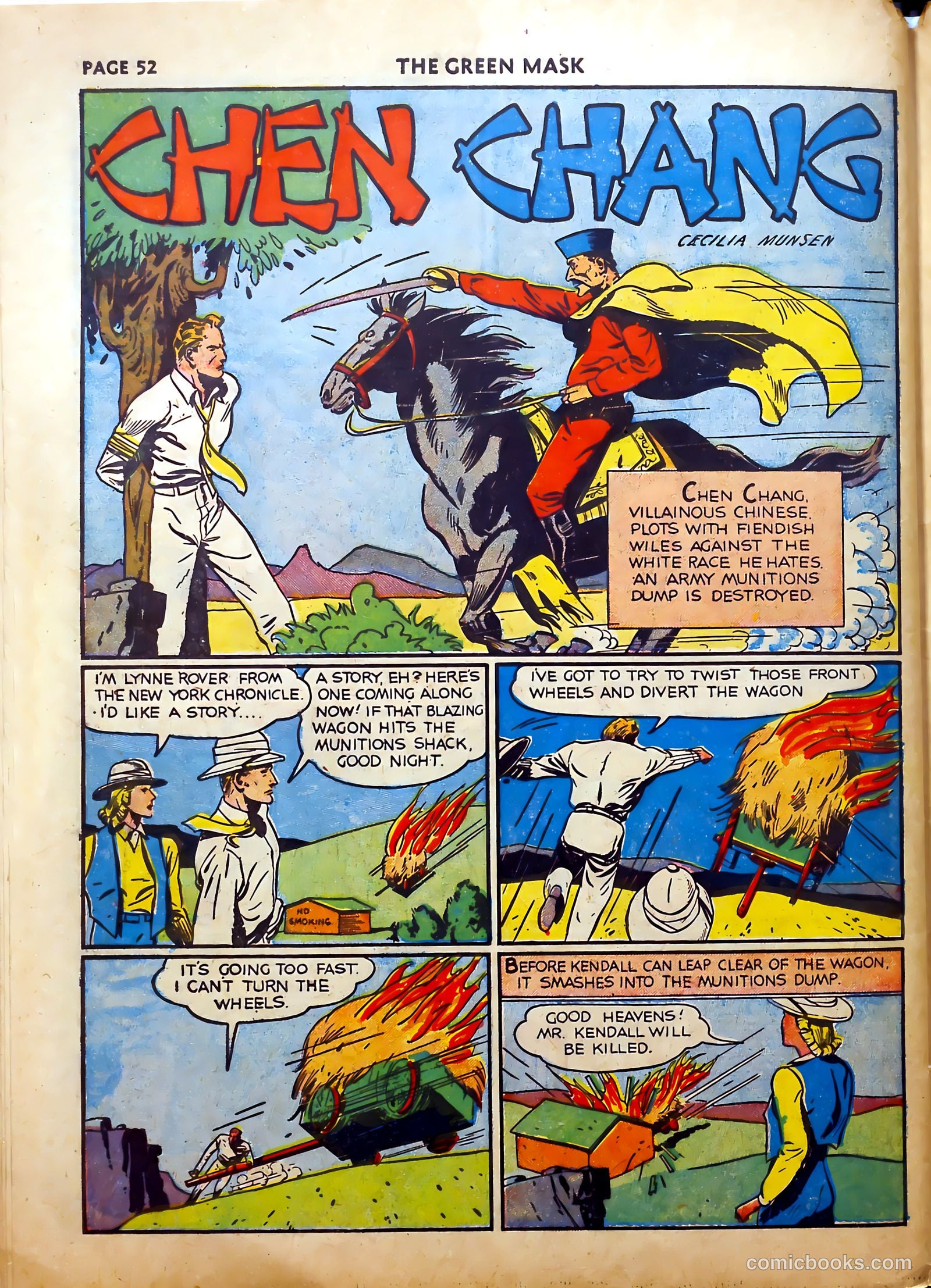 The Green Mask #5 (1941) — page 52 of 66