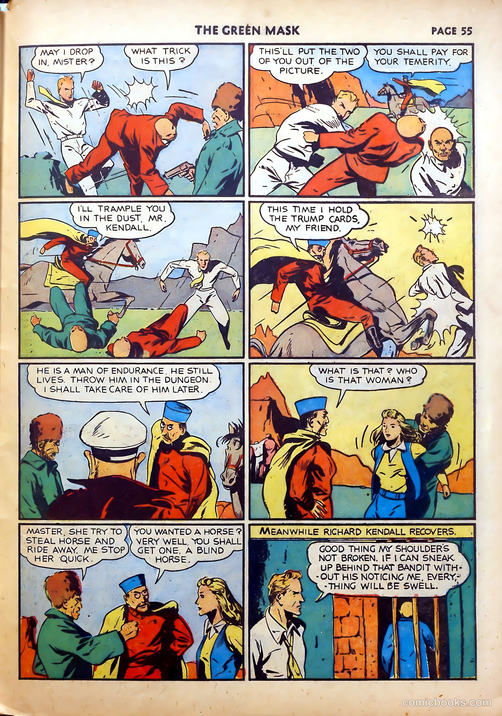 The Green Mask #5 (1941) — page 55 of 66