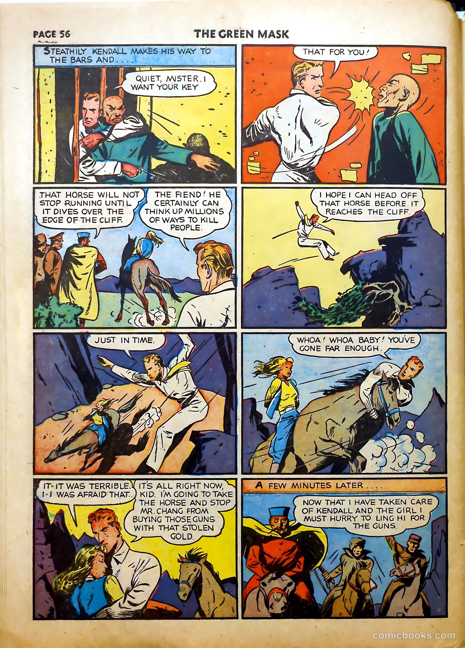 The Green Mask #5 (1941) — page 56 of 66