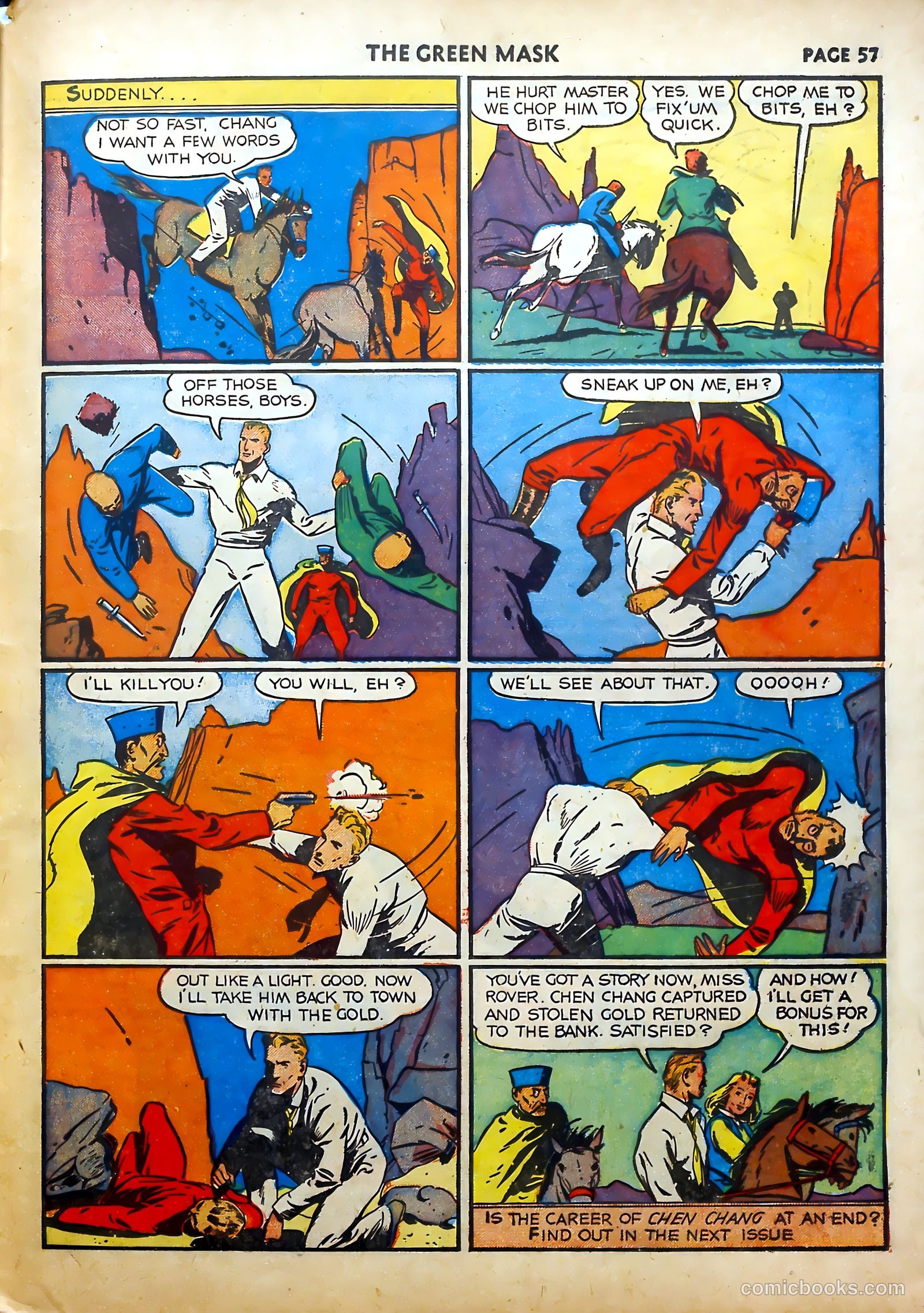 The Green Mask #5 (1941) — page 57 of 66