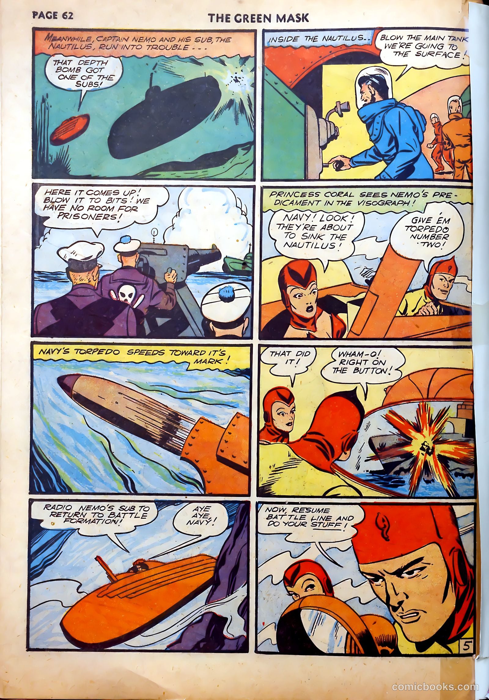 The Green Mask #5 (1941) — page 62 of 66