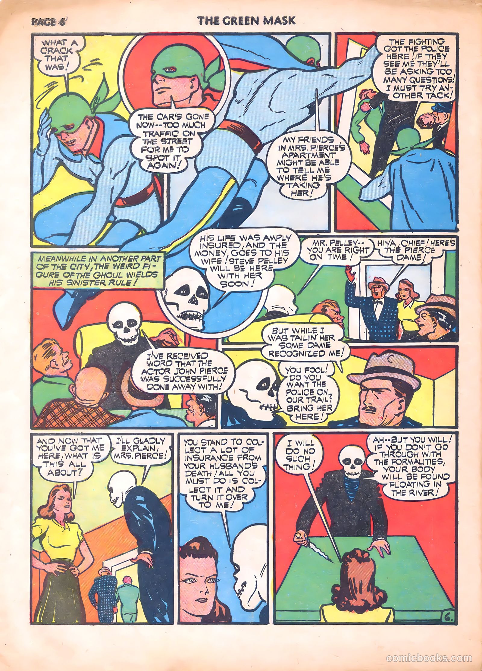 The Green Mask #7 (1941) — page 9 of 68