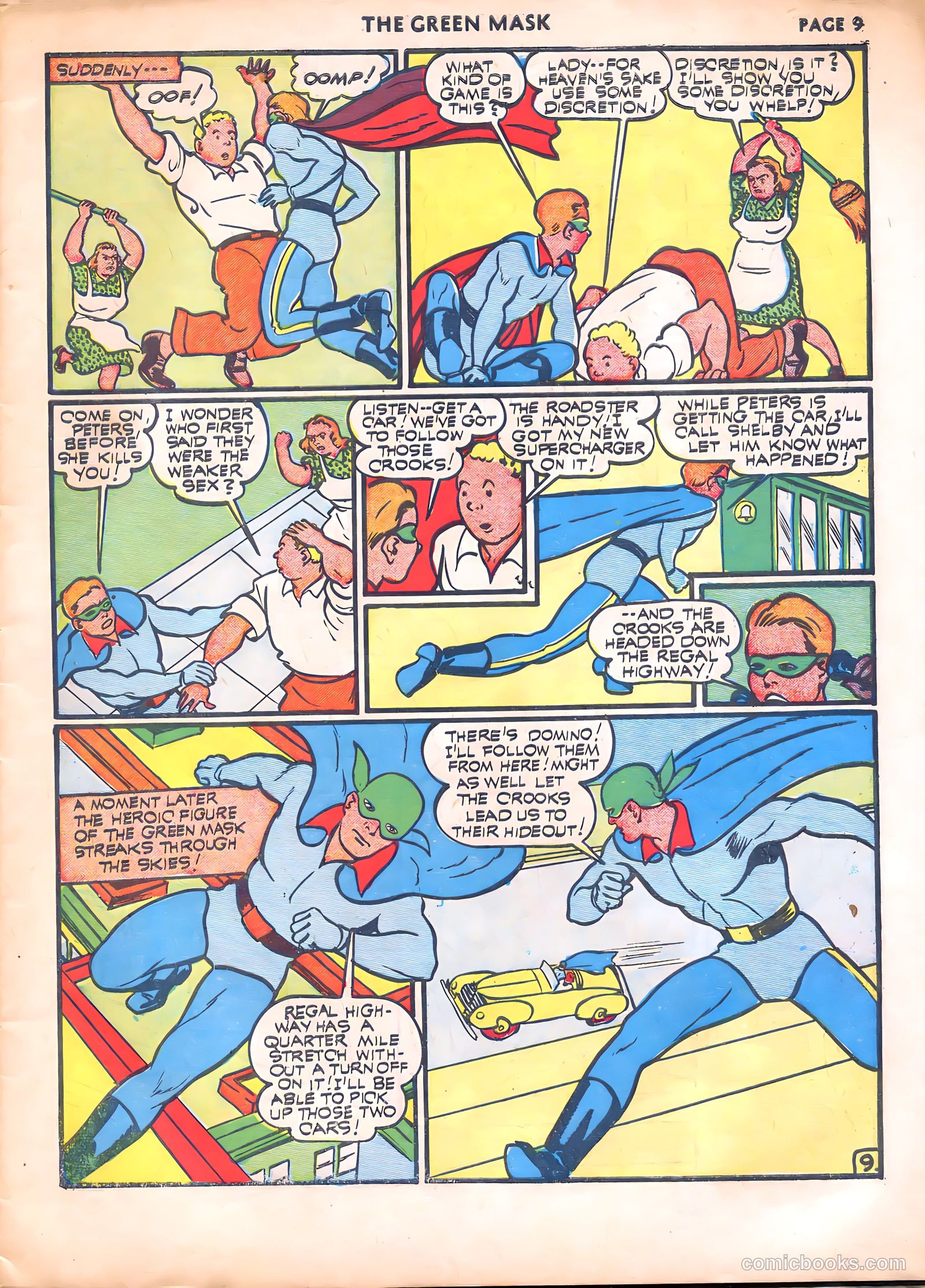 The Green Mask #7 (1941) — page 12 of 68