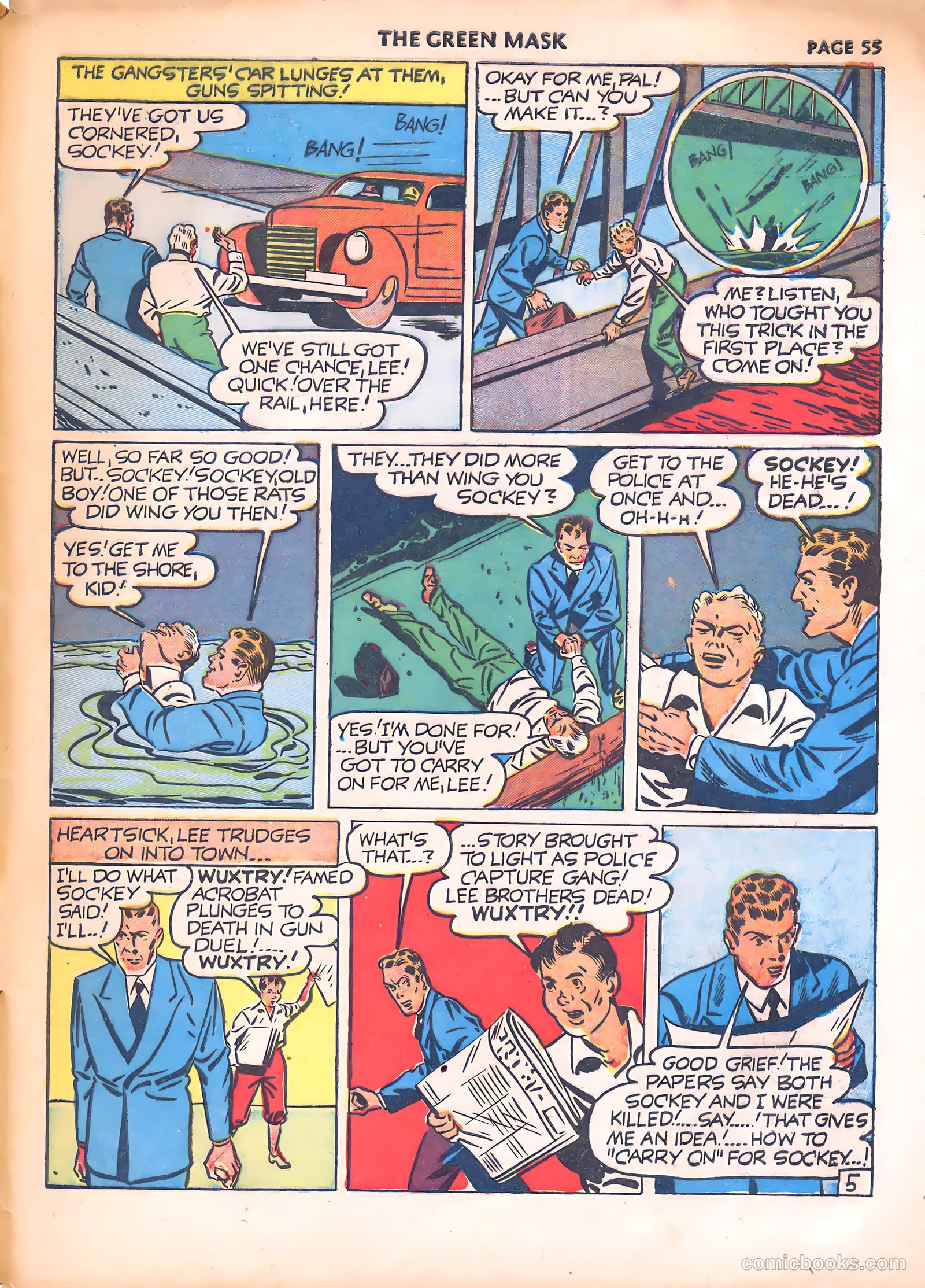 The Green Mask #7 (1941) — page 57 of 68