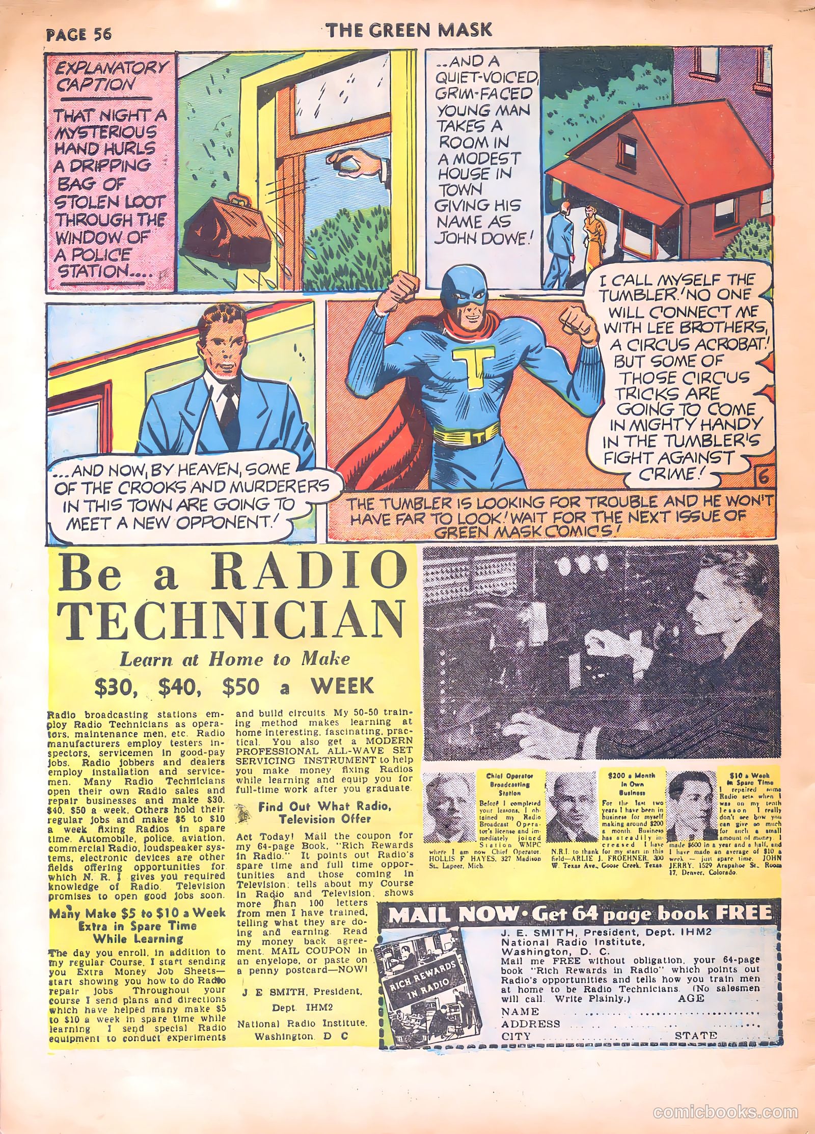 The Green Mask #7 (1941) — page 58 of 68