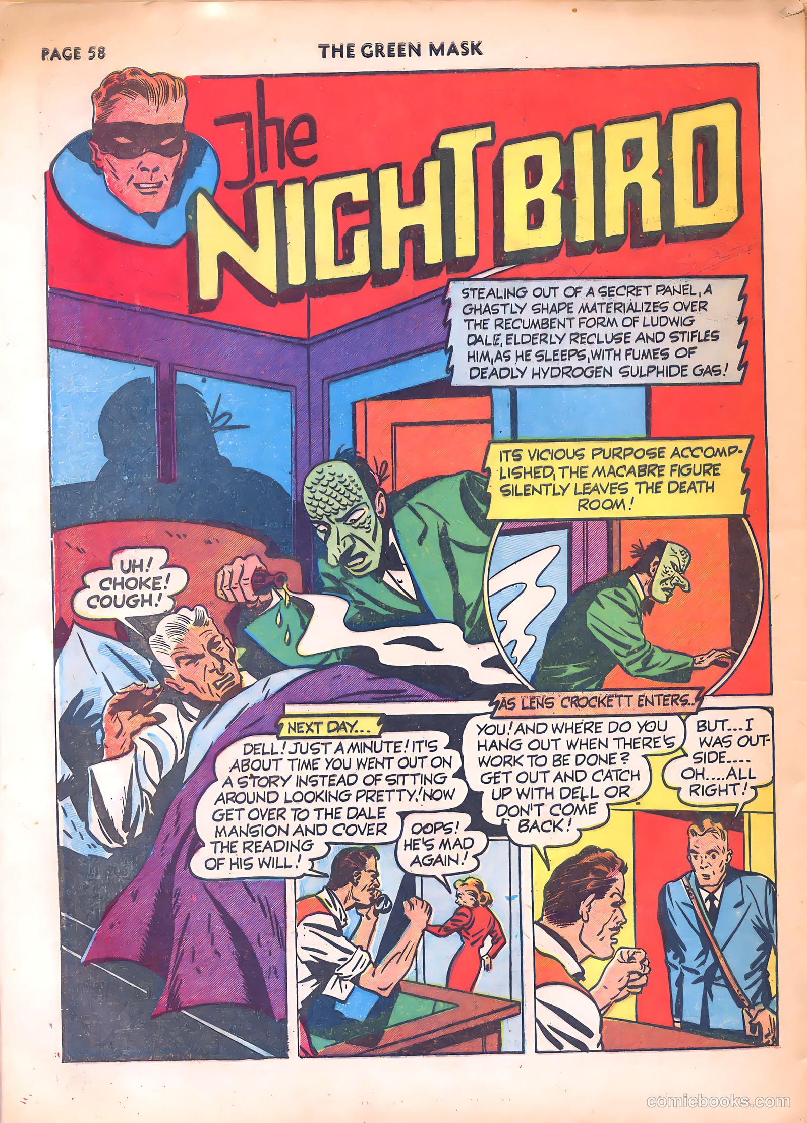 The Green Mask #7 (1941) — page 60 of 68