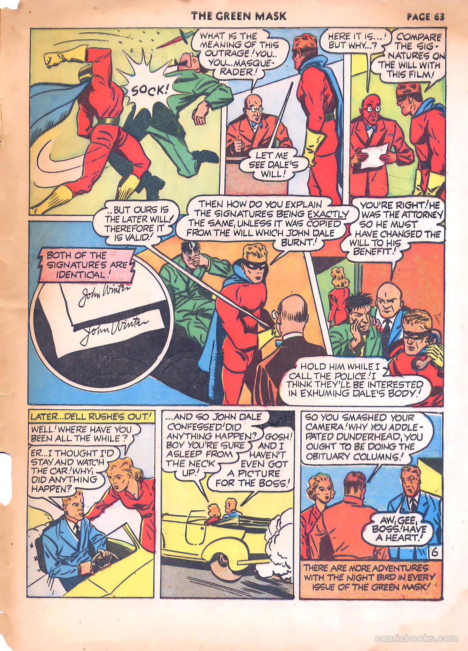 The Green Mask #7 (1941) — page 65 of 68