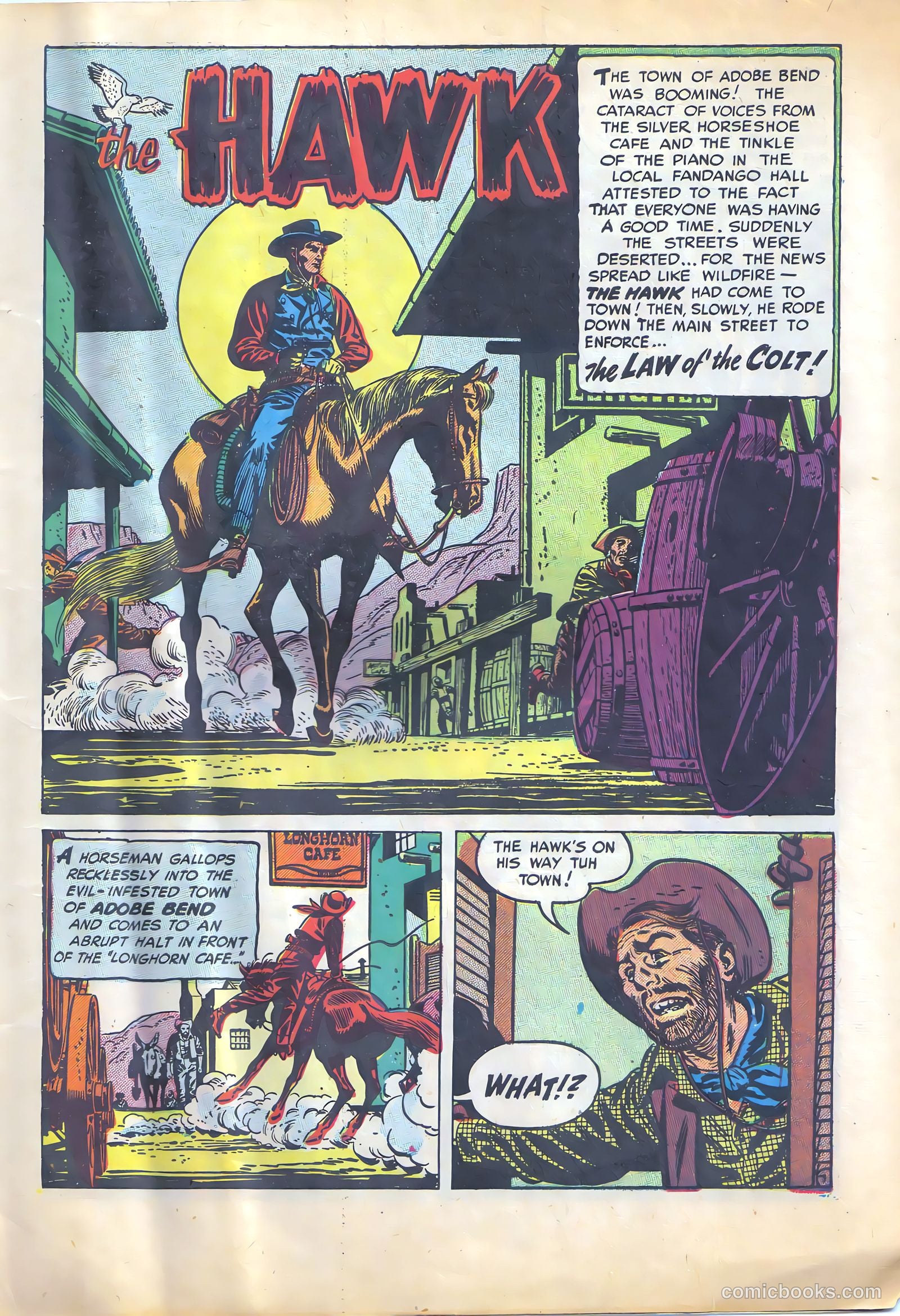 The Hawk #1 (1951) — page 3 of 36