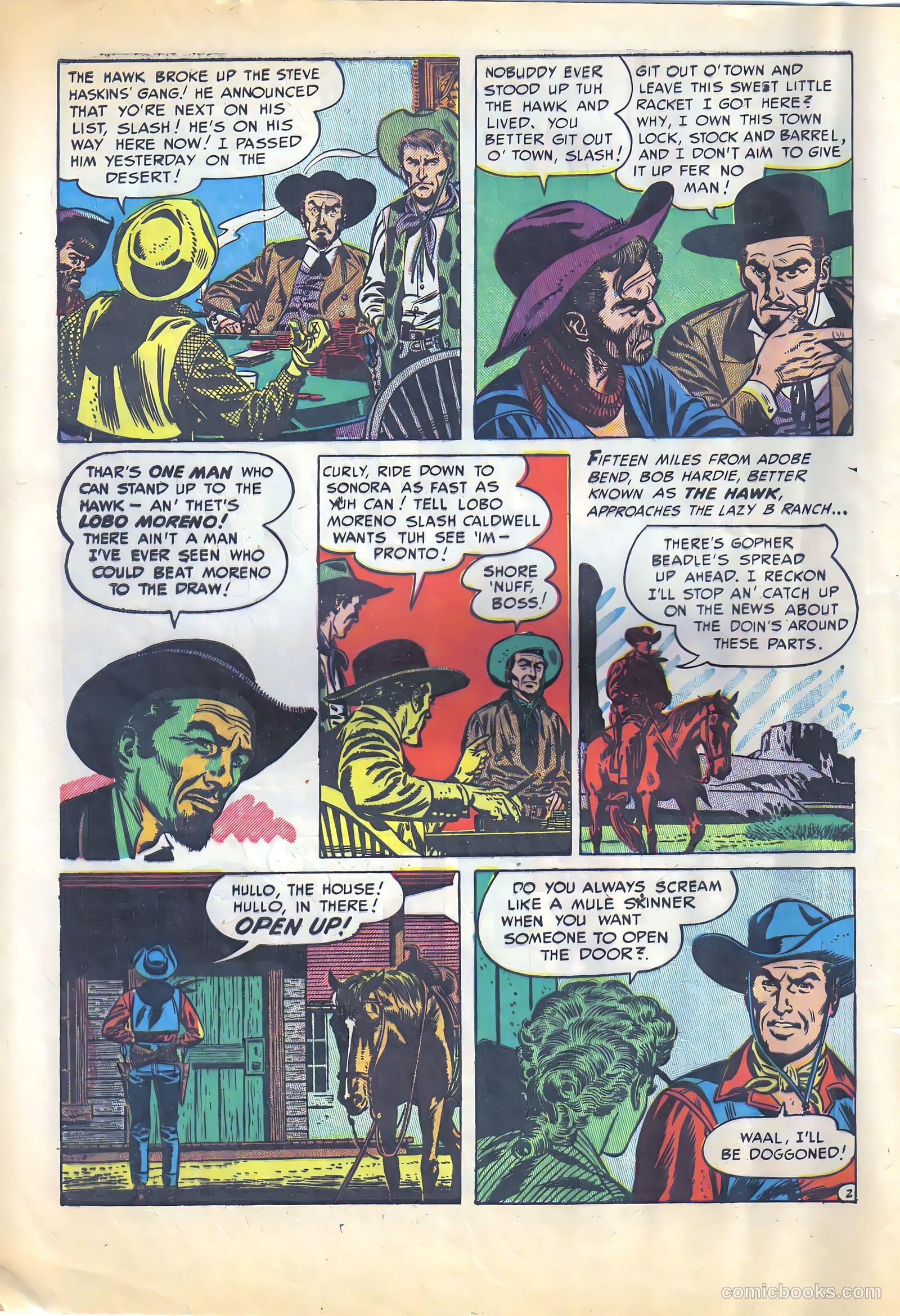 The Hawk #1 (1951) — page 4 of 36