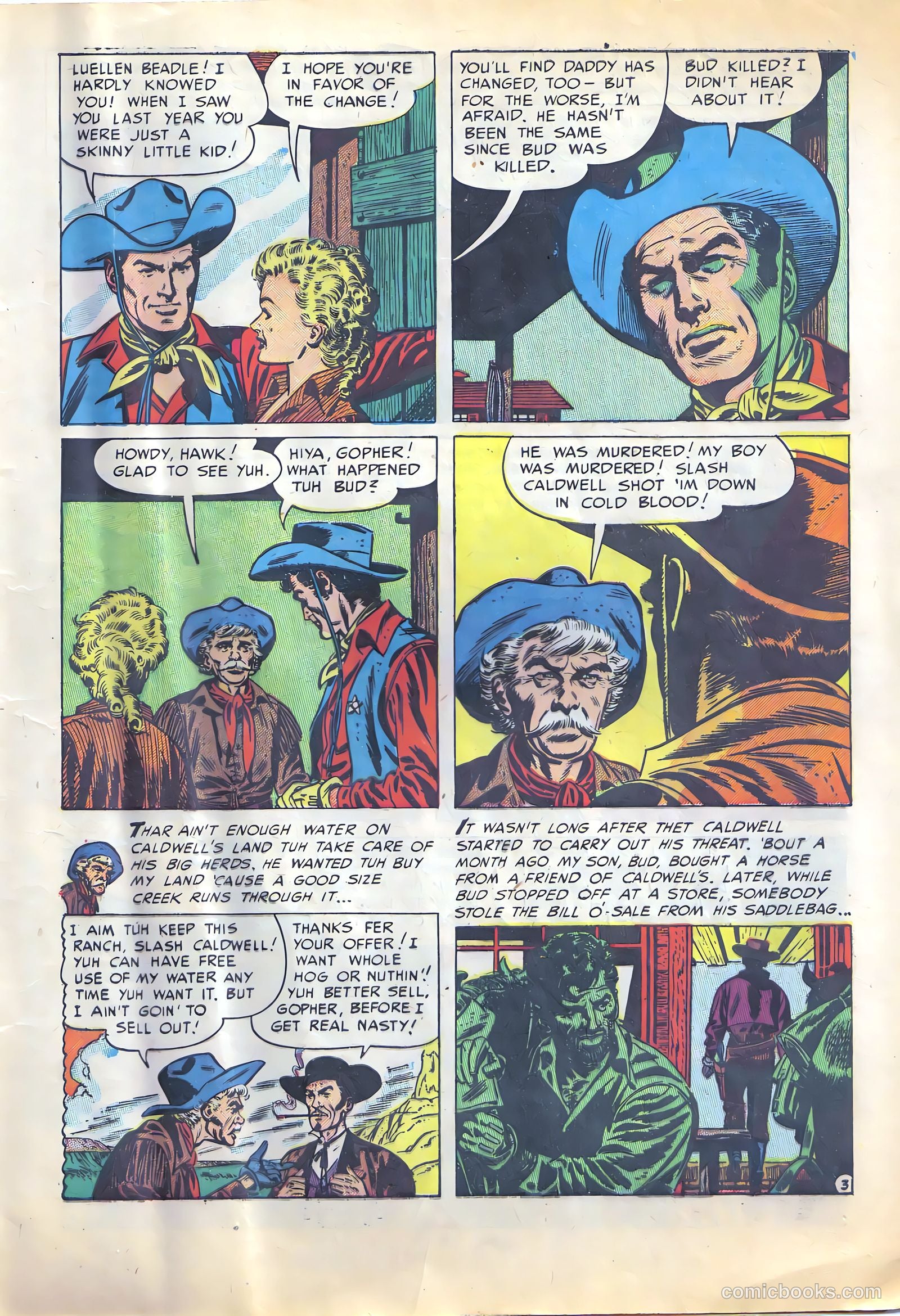 The Hawk #1 (1951) — page 5 of 36