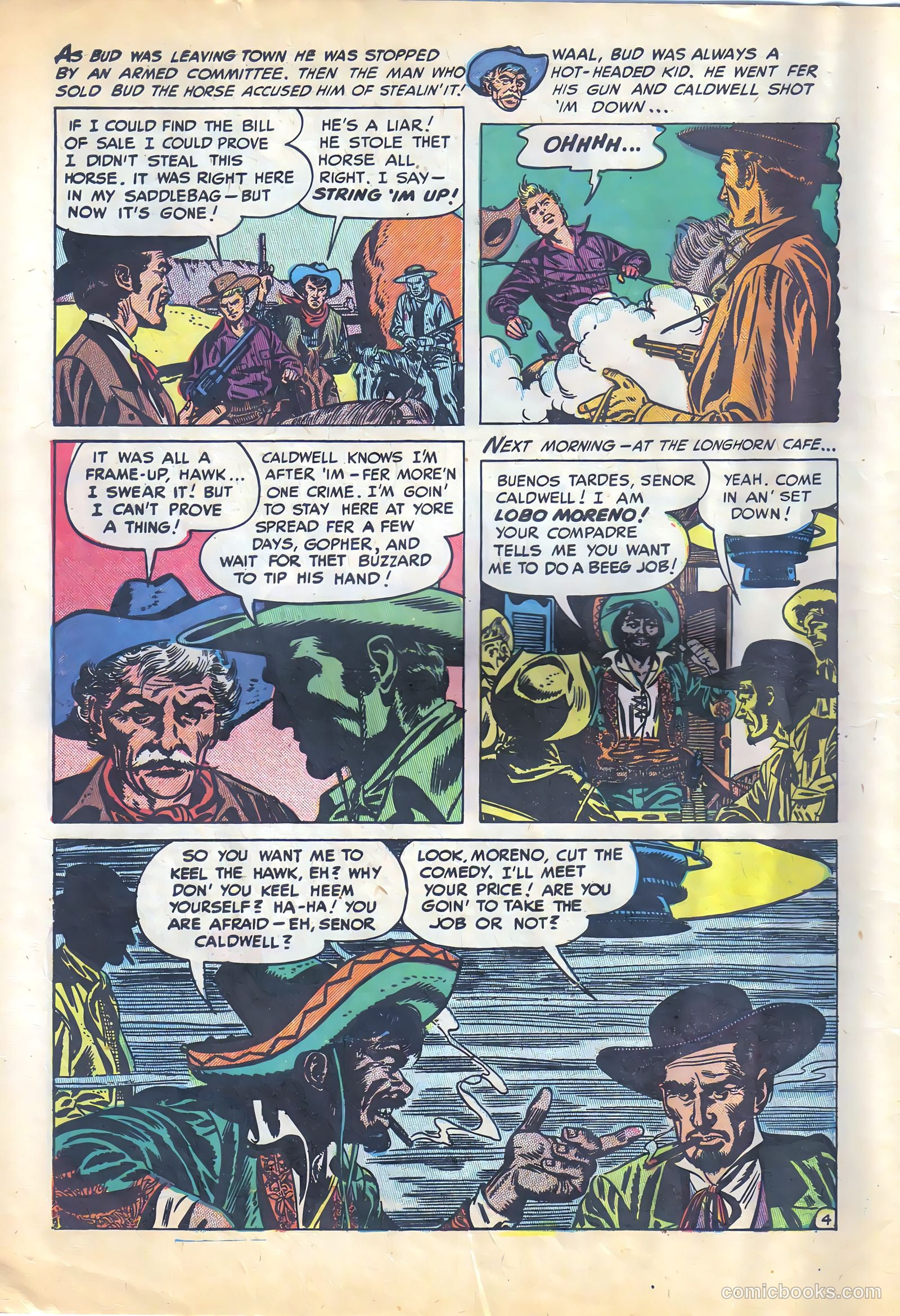 The Hawk #1 (1951) — page 6 of 36