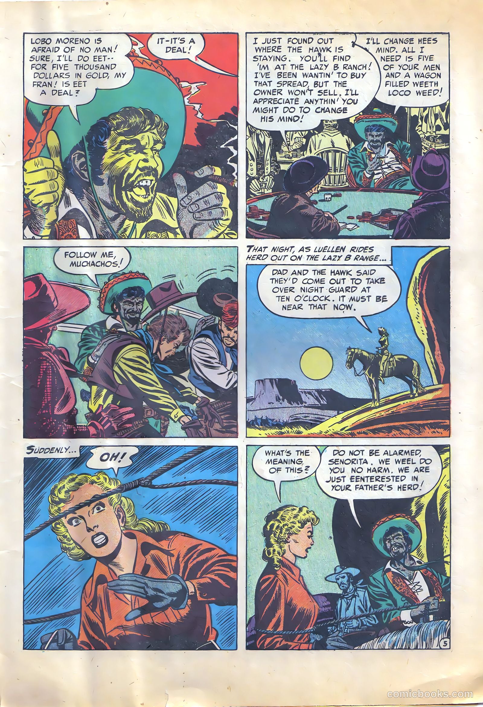The Hawk #1 (1951) — page 7 of 36