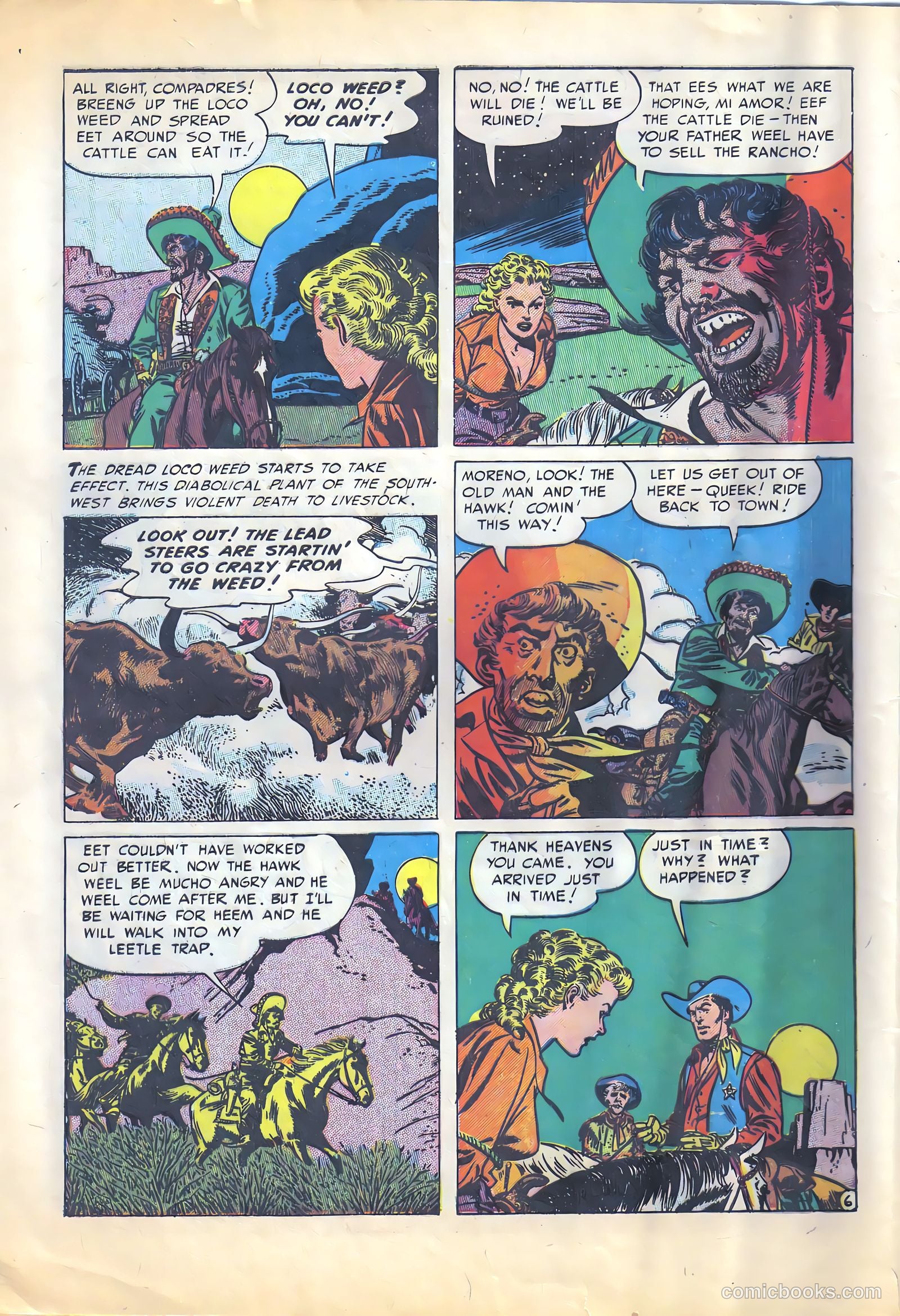 The Hawk #1 (1951) — page 8 of 36
